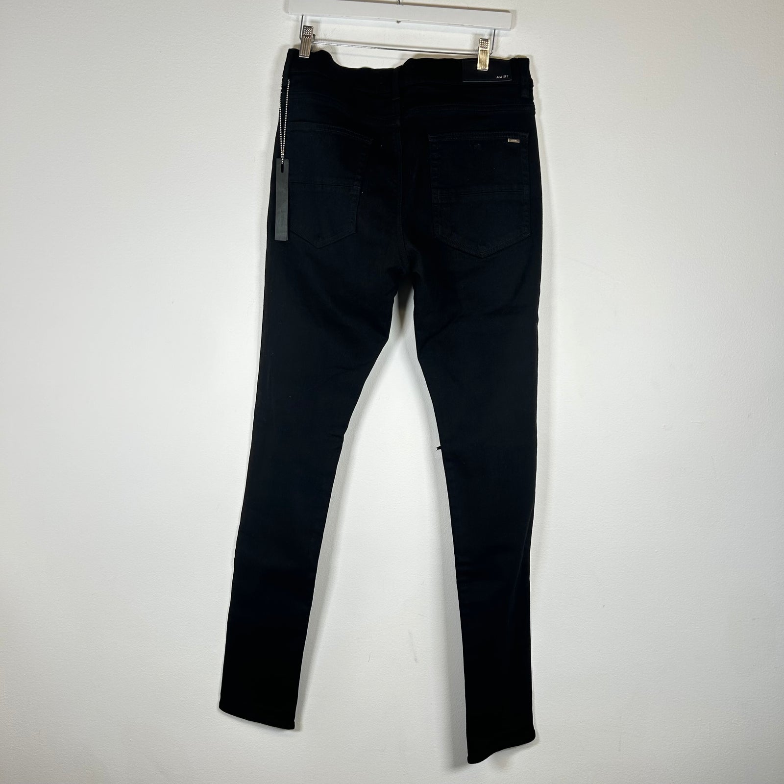 Amiri Black Distressed Thrasher Jeans Size 34
