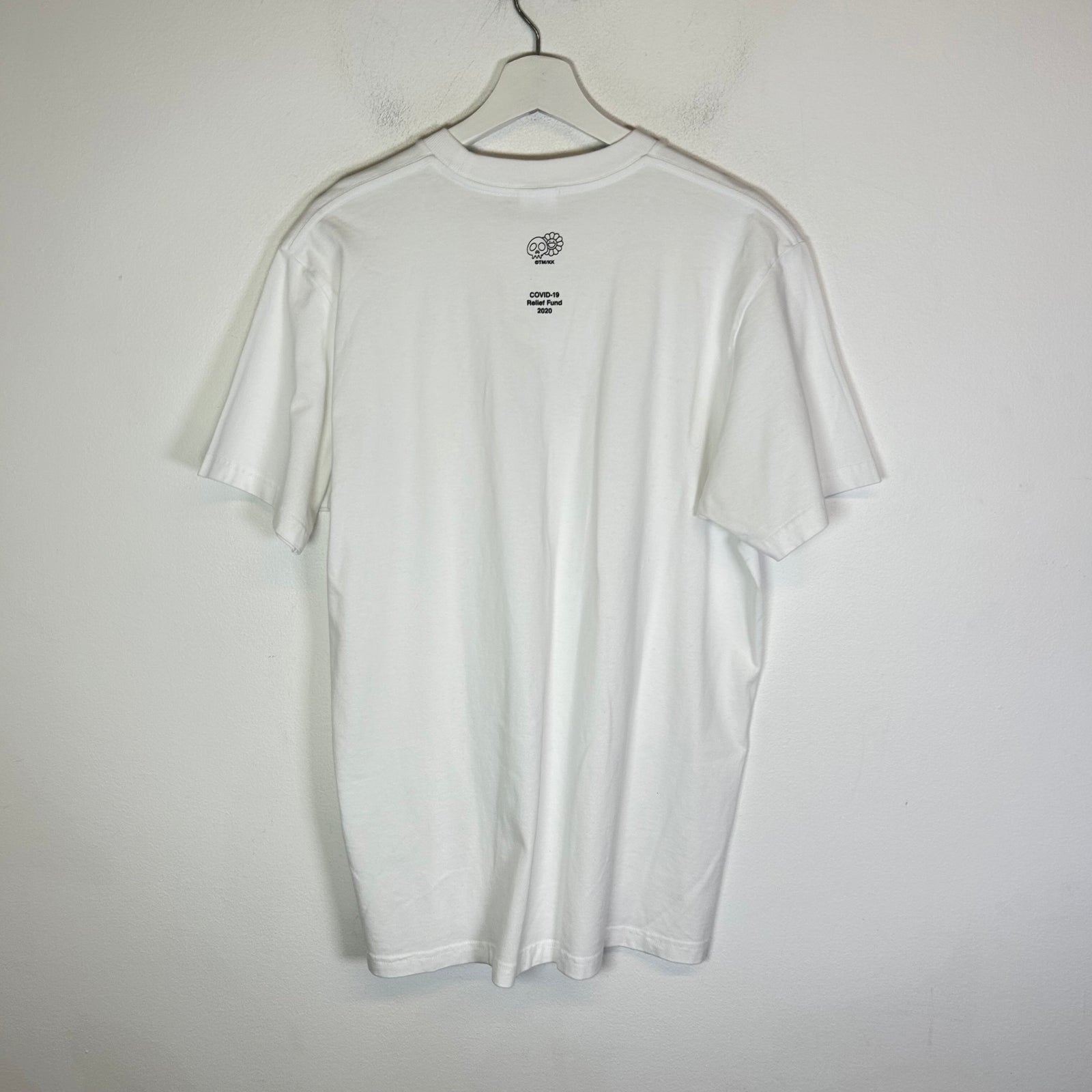 Supreme Takashi Murakami Covid-19 Relief Box Logo T-Shirt Size L