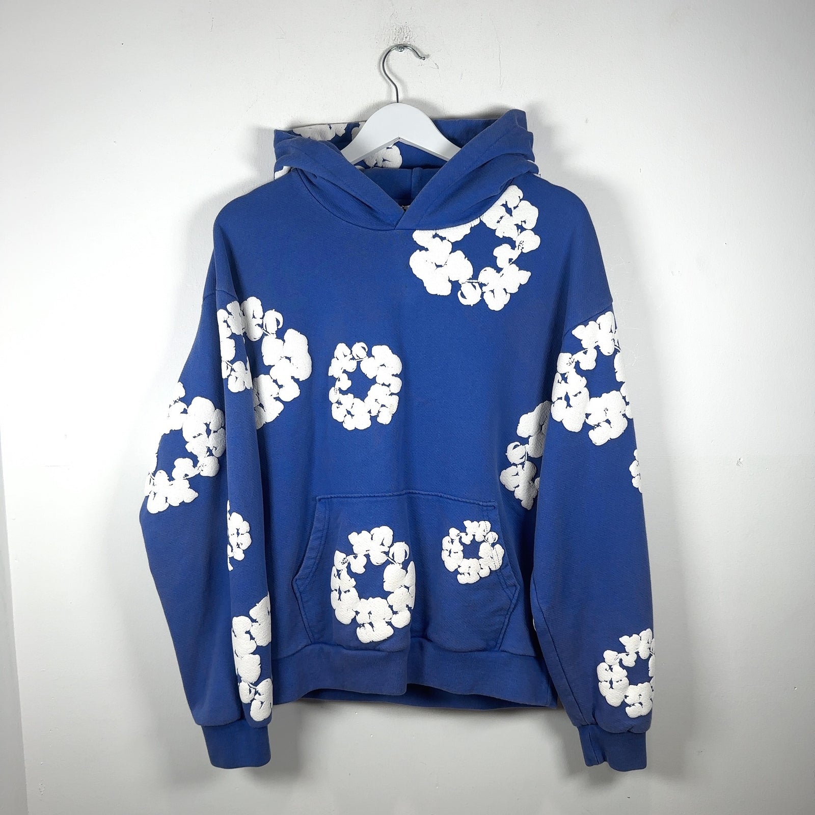 Denim Tears Blue Cotton Wreath Hoodie