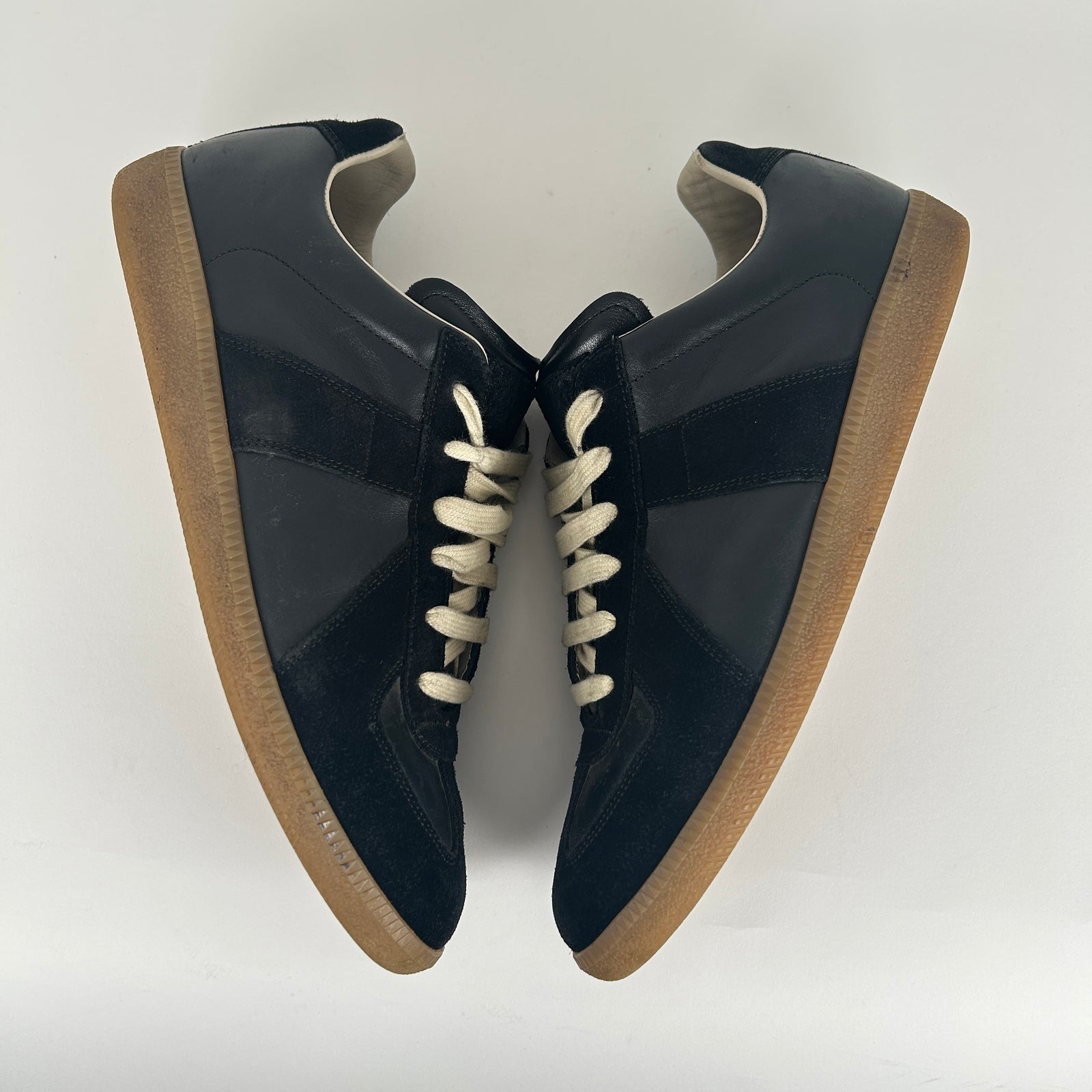 Maison Margiela Black Gum Sole Repilca Gats Size 43