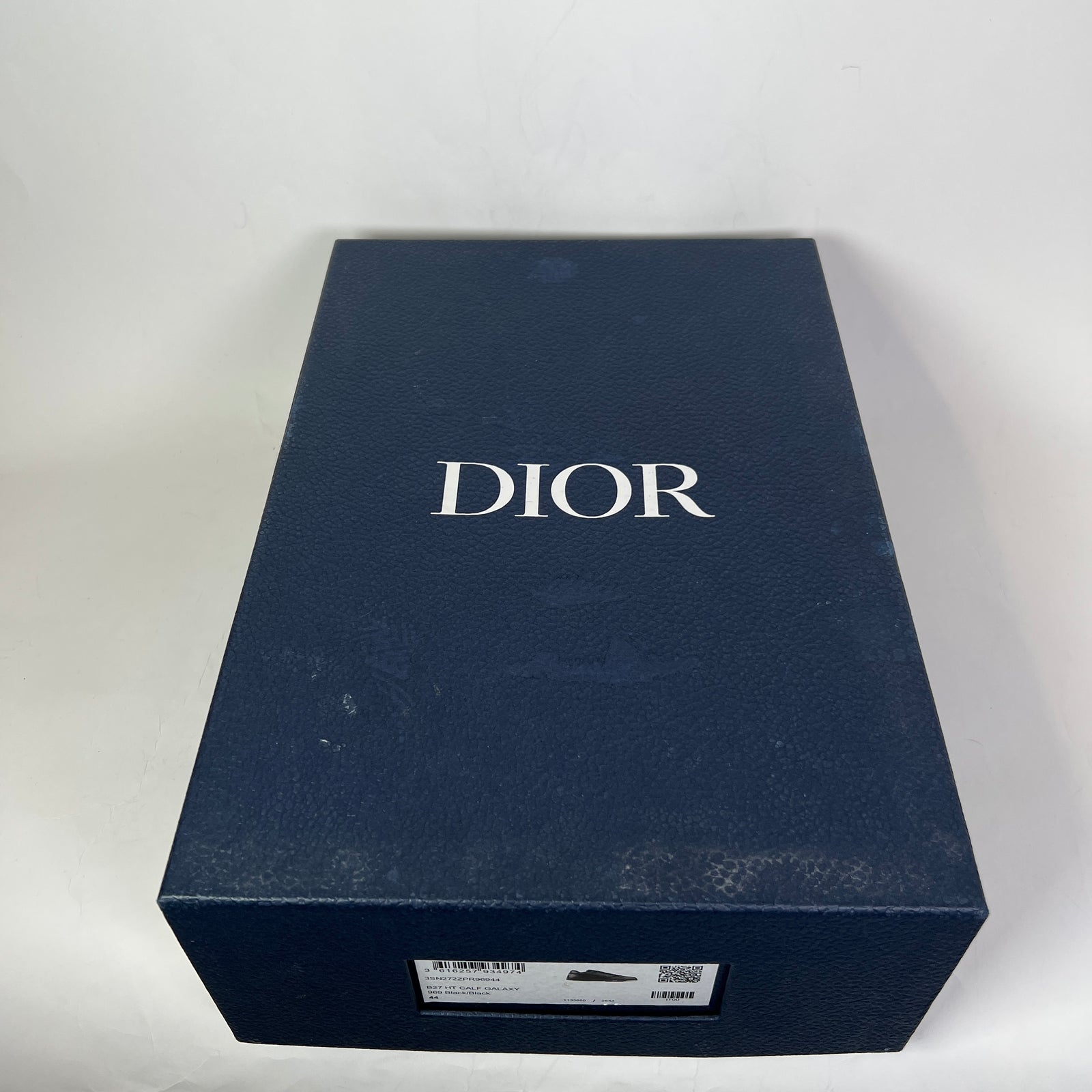 Dior B27 Triple Black Oblique Uptown Sneaker Size 44