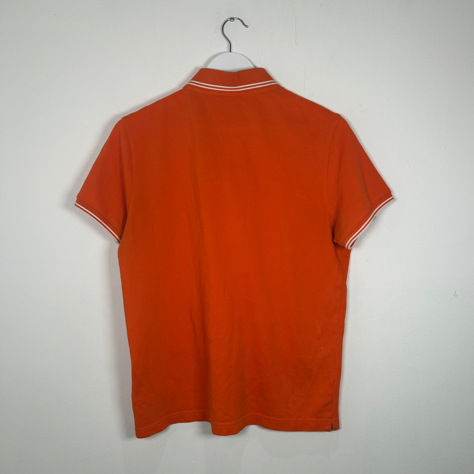 Moncler Orange Polo Shirt Size M
