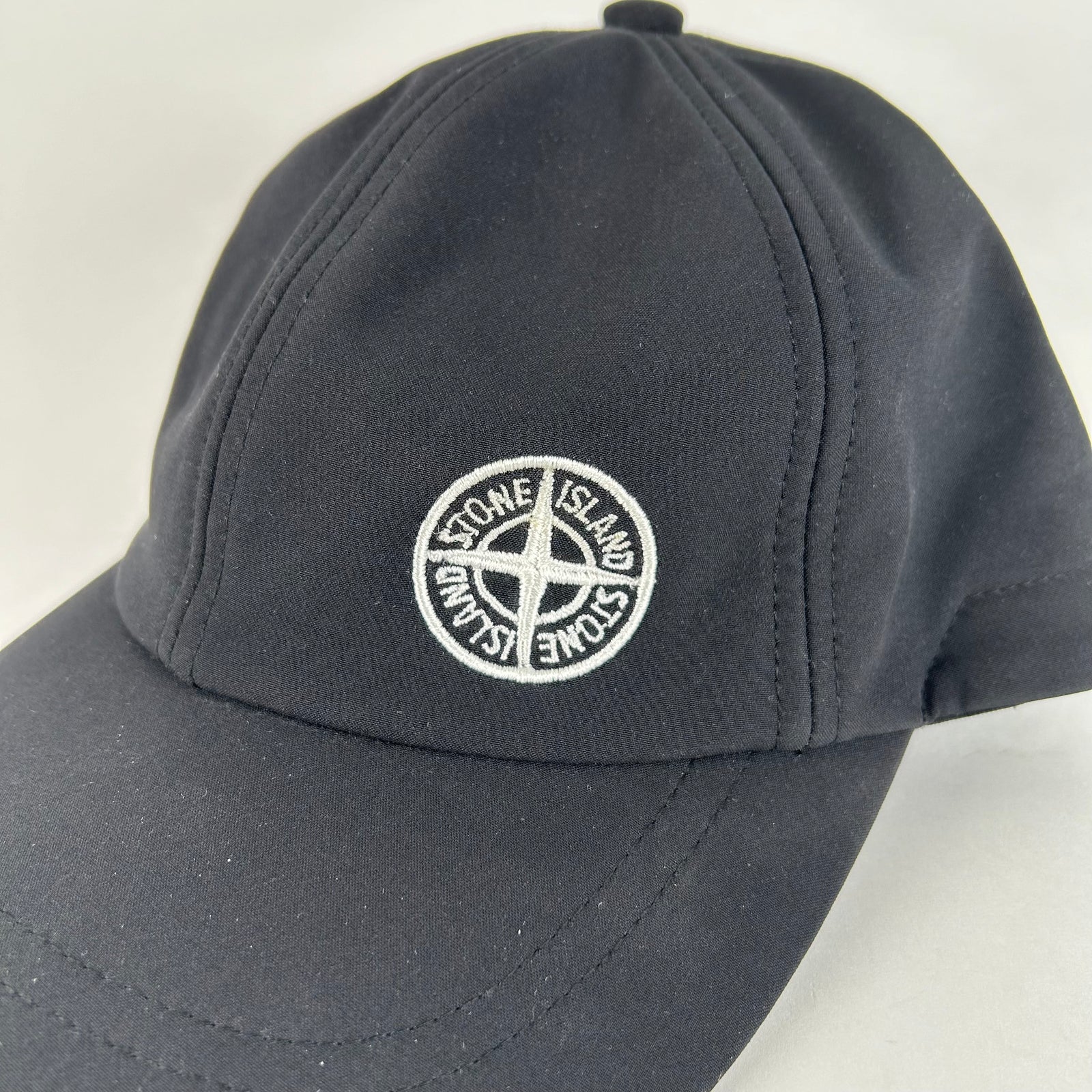 Stone Island Black Logo Hat