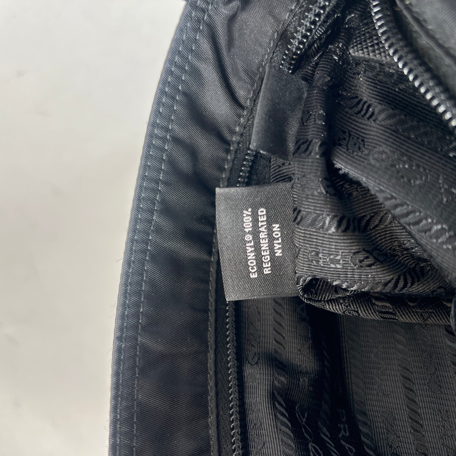Prada Black Tessuto Nylon Messenger Bag