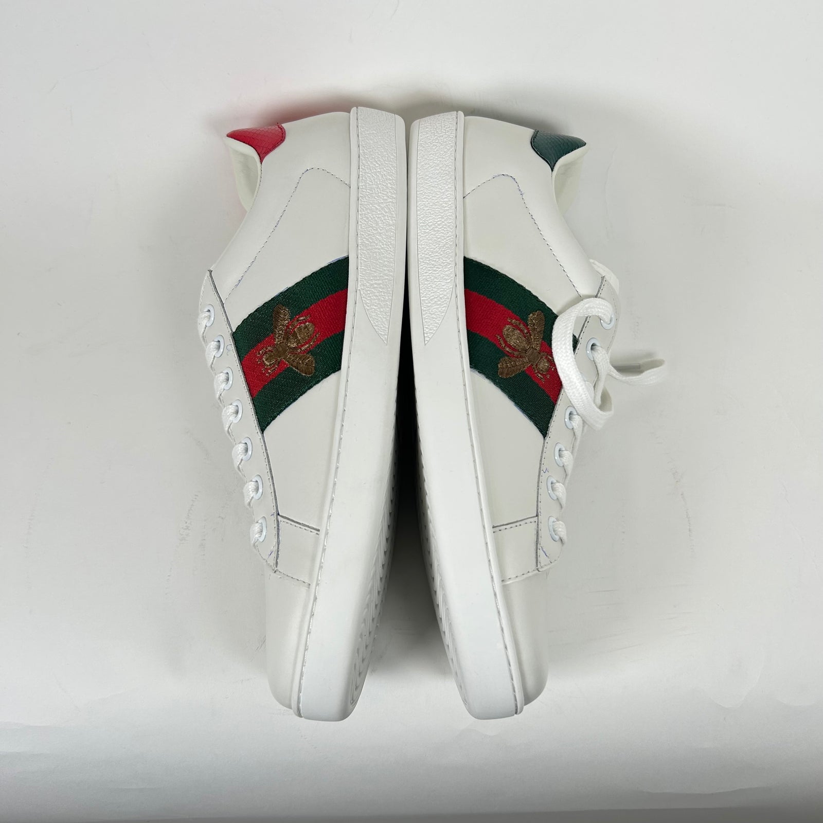Gucci White Ace Bee Sneaker Size GG 9.5