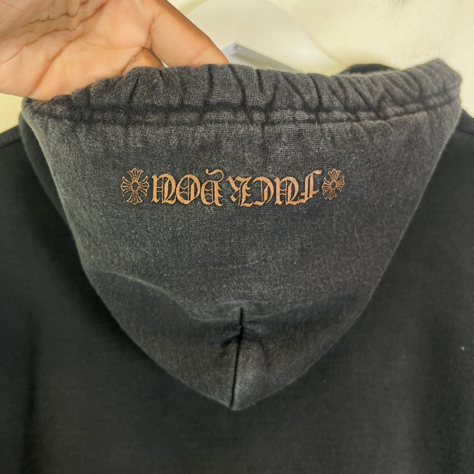 Chrome Hearts Vertical Logo Hoodie