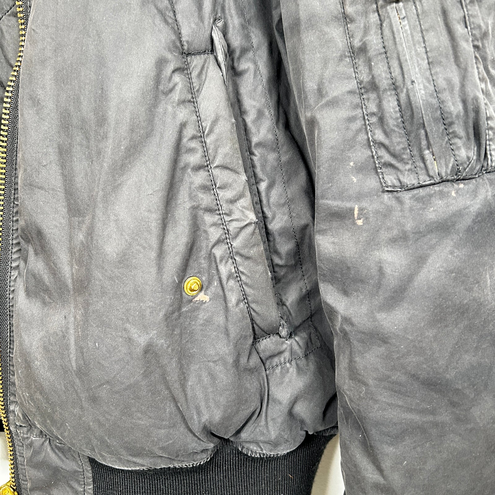 Acne Studios Black Bomber Jacket Size S