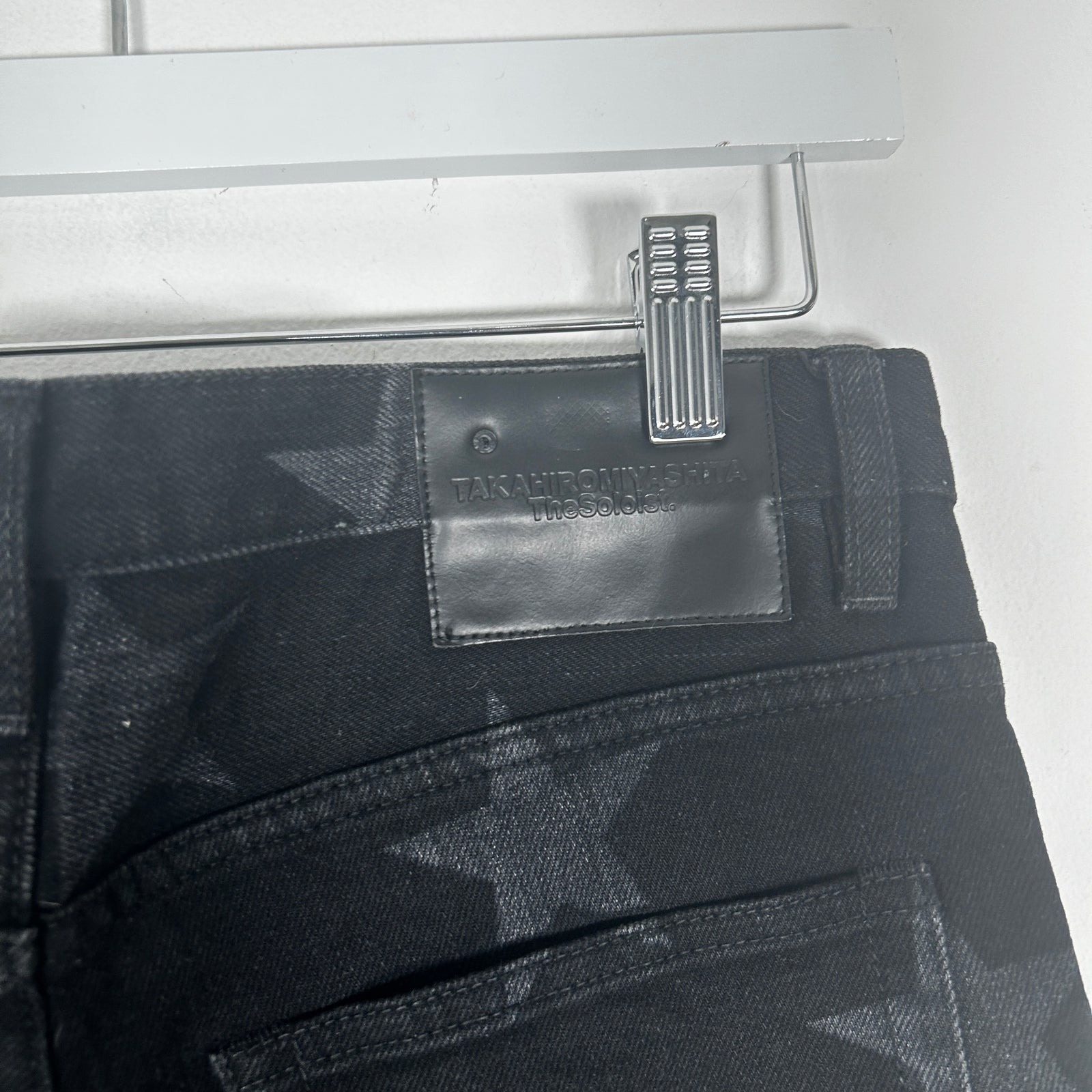 Takahiromiyashita TheSoloist Star Black Denim Size 32