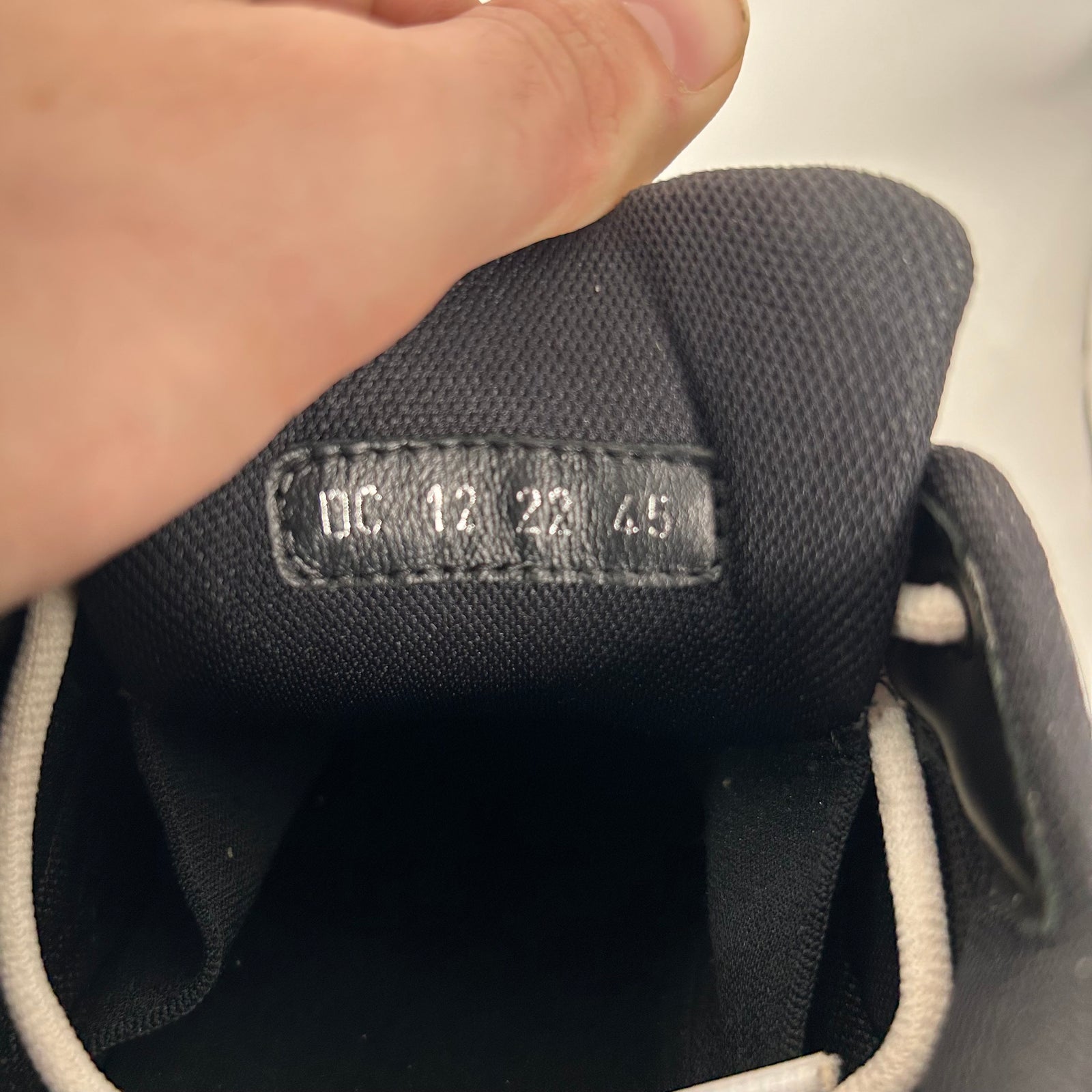 Dior B30 Black/White Sneakers Size 45