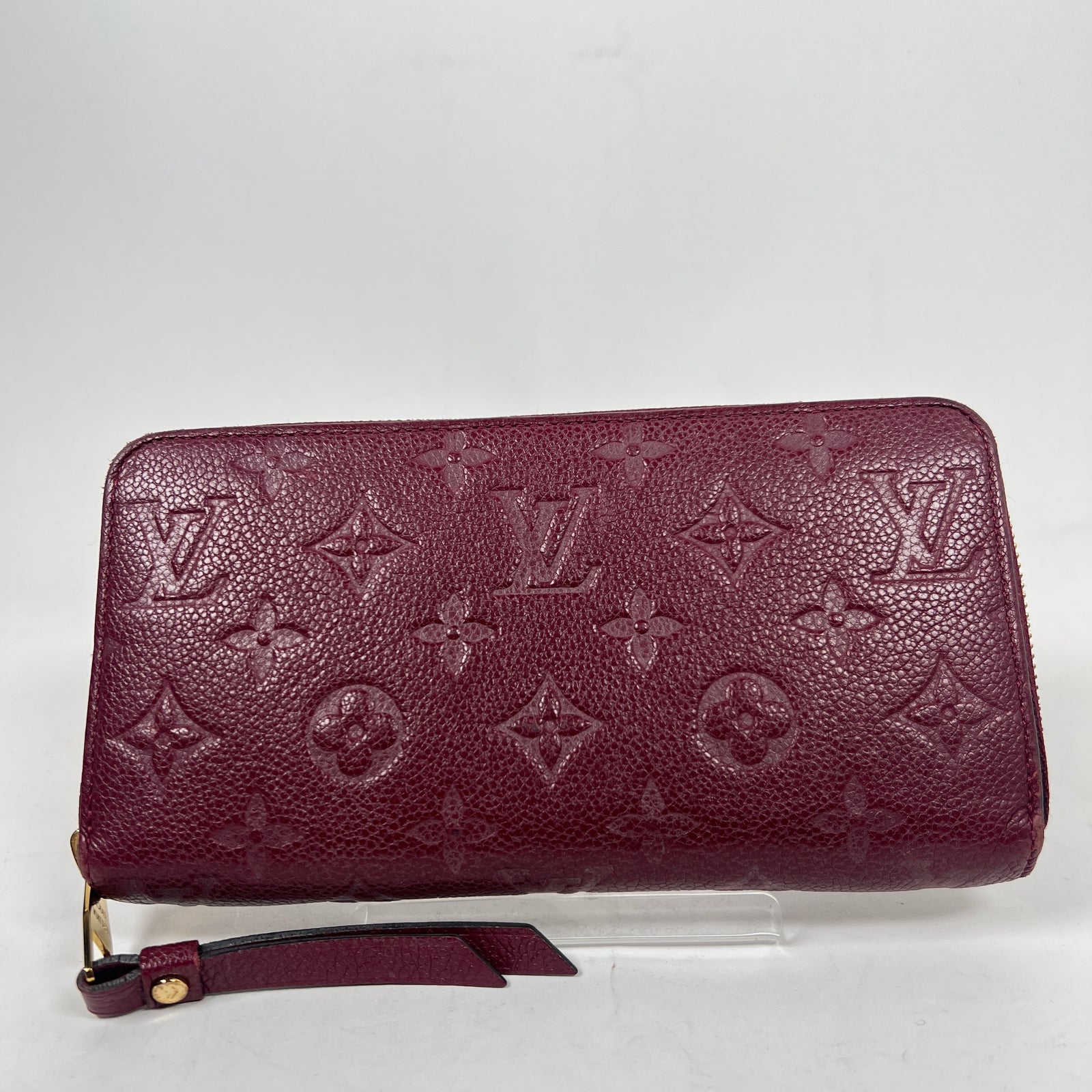 Louis Vuitton Aurore Monogram Empreinte Leather Zippy Wallet
