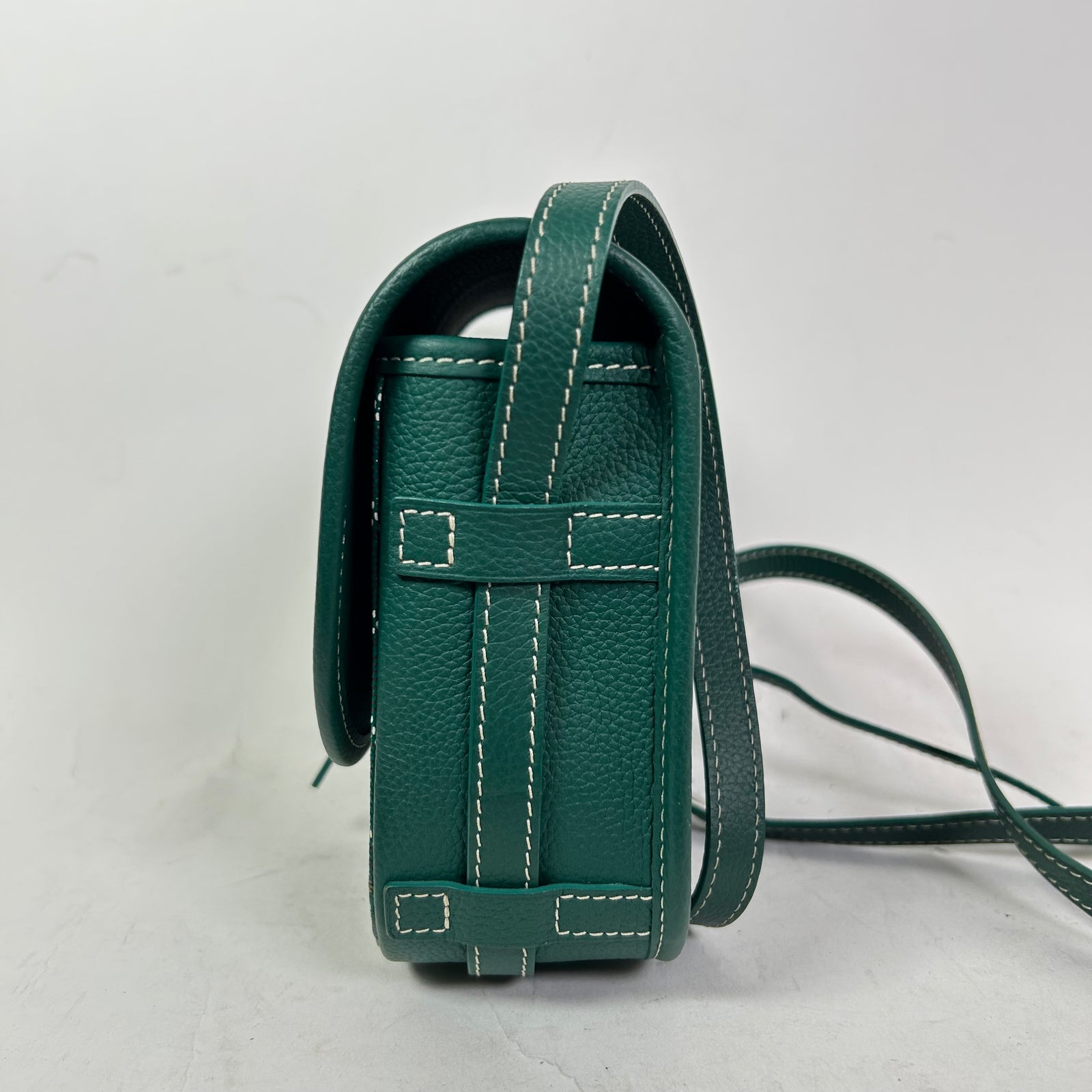 Goyard Green Goyardine Belvdere II PM Messenger Bag