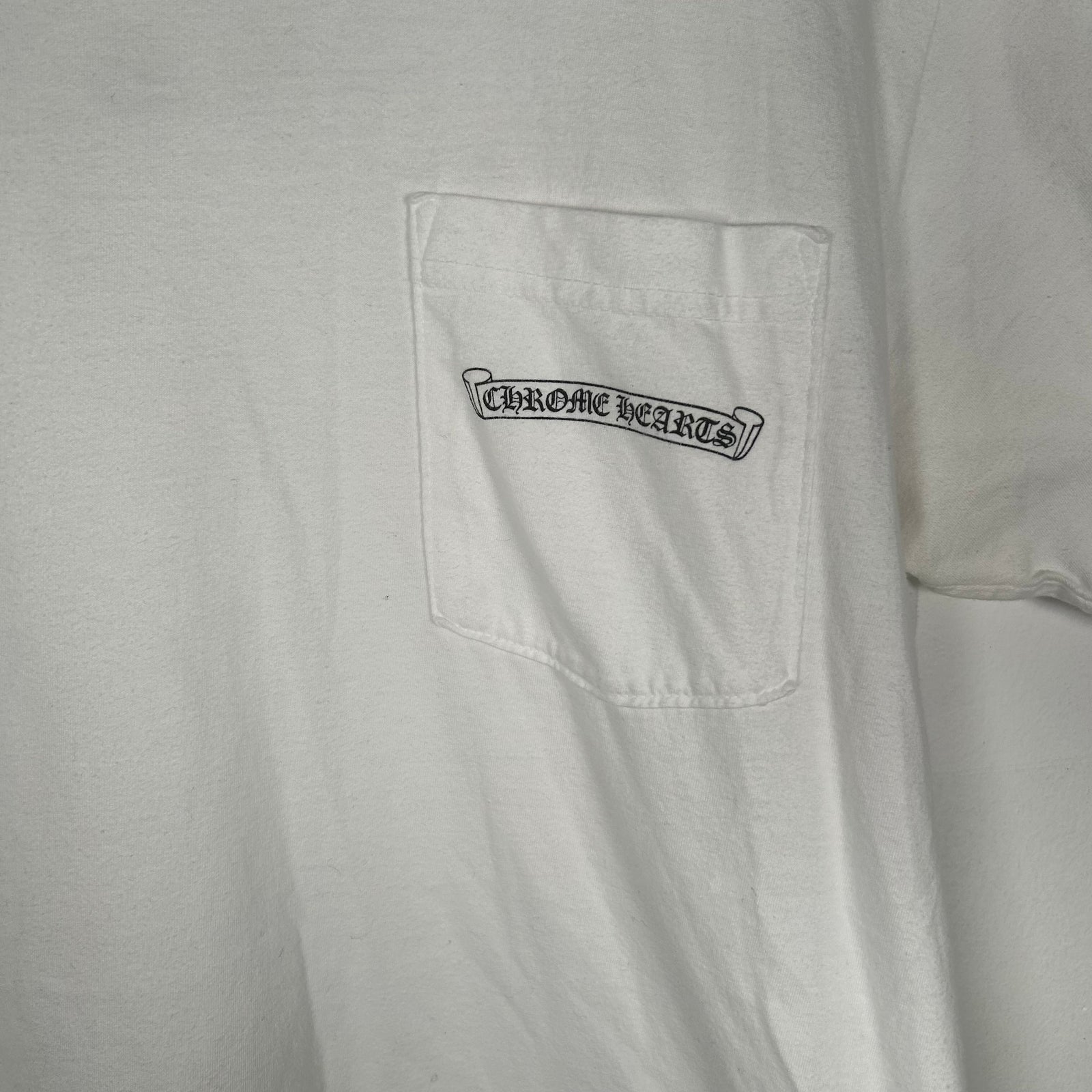 Chrome Heart Back Spell-Out Logo T-Shirt Size M