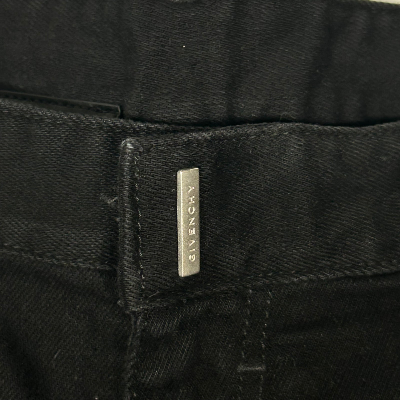 Givenchy Black Distressed Jeans Size 38