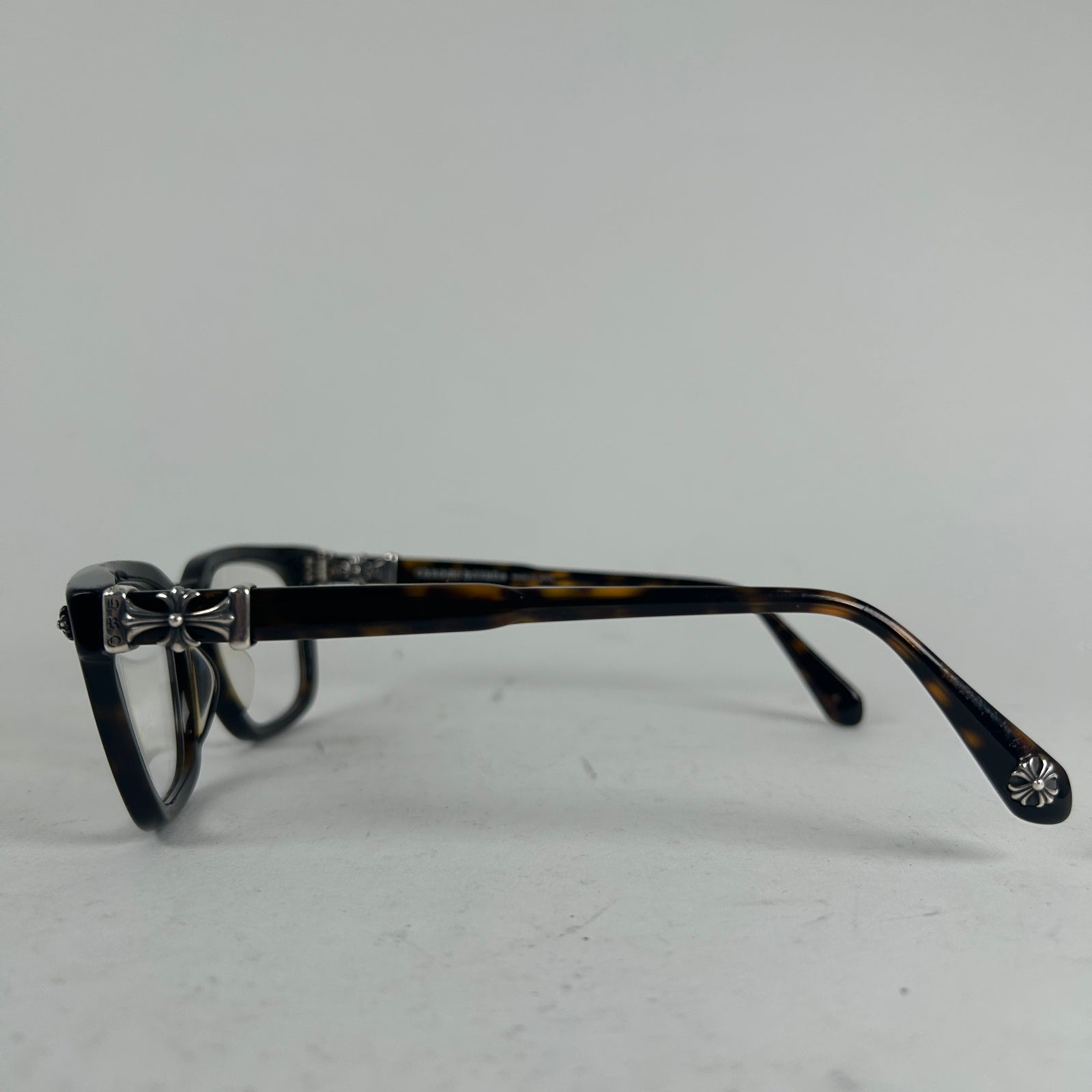 Chrome Hearts Tortoise Shell Cox Ucker Glasses