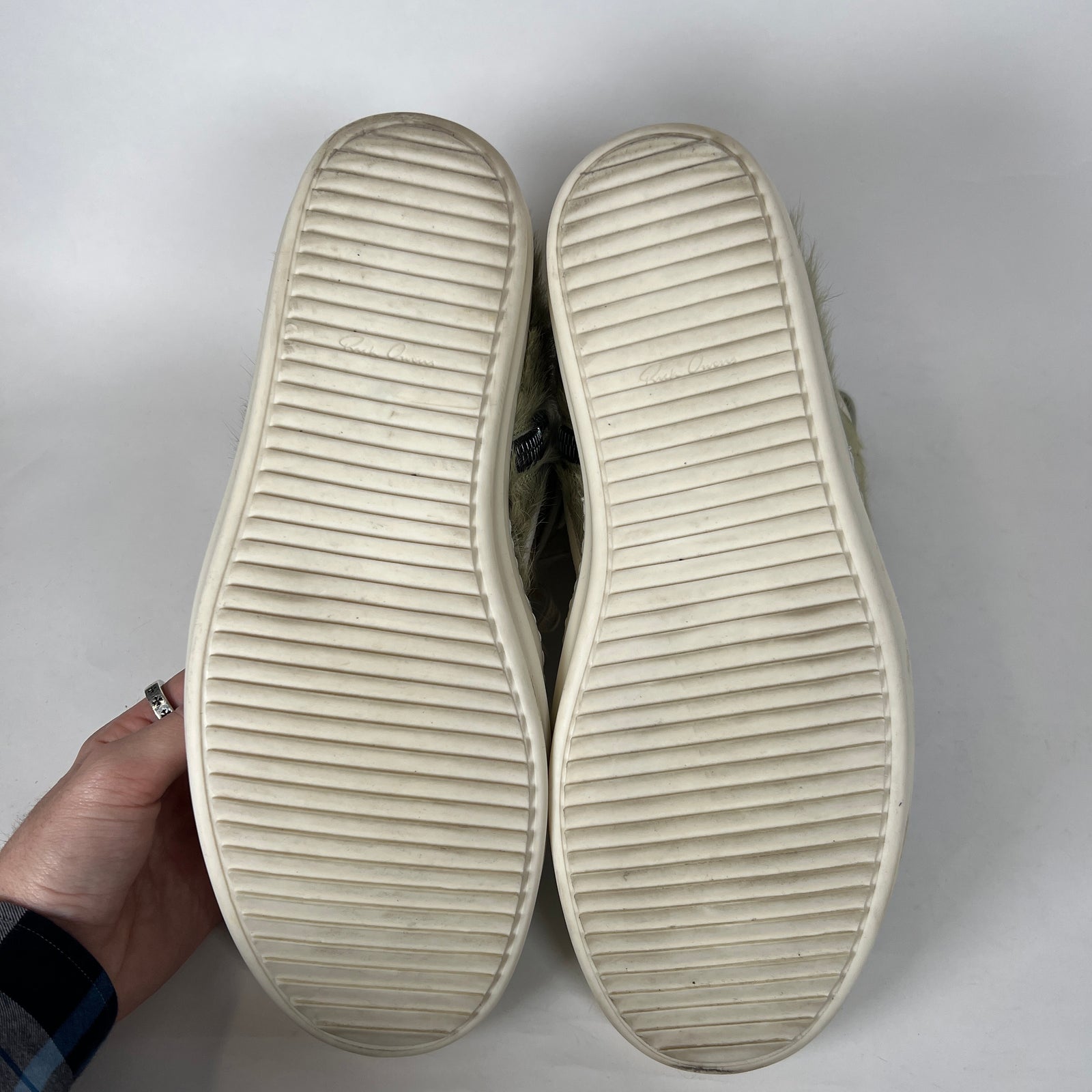 Rick Owens Acid Ponyhair Geobasket Size 45