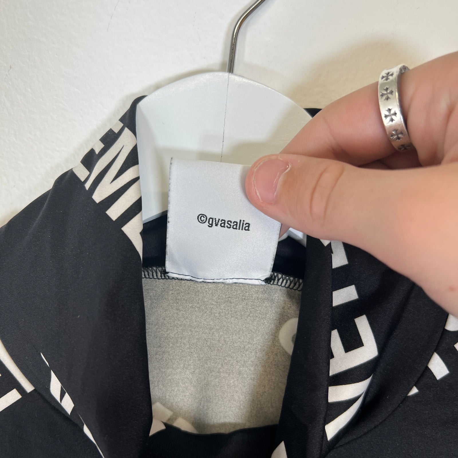 Vetements Stretchy Logo Long Sleeve Sz M