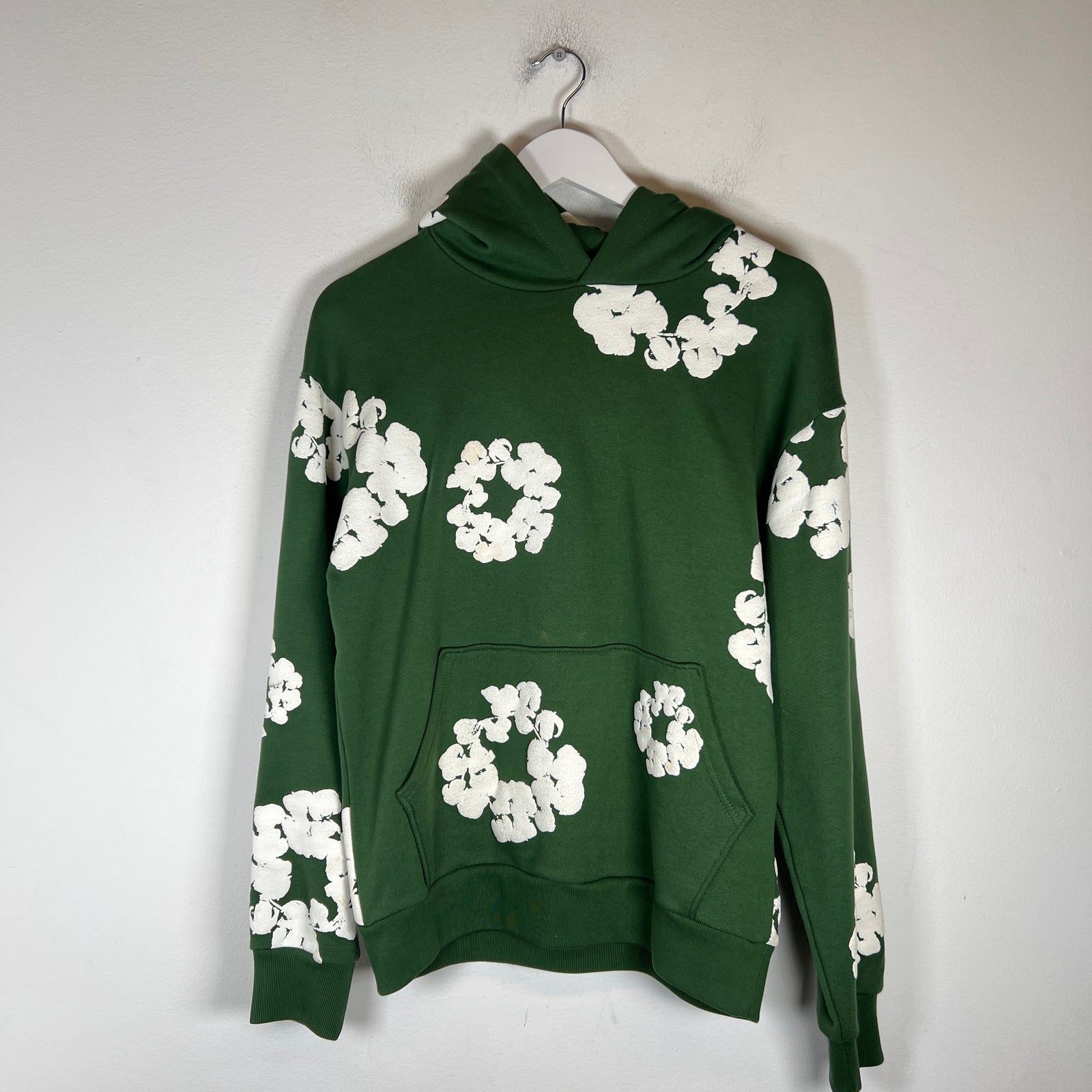 Denim Tears Green Wreath Hoodie Size S