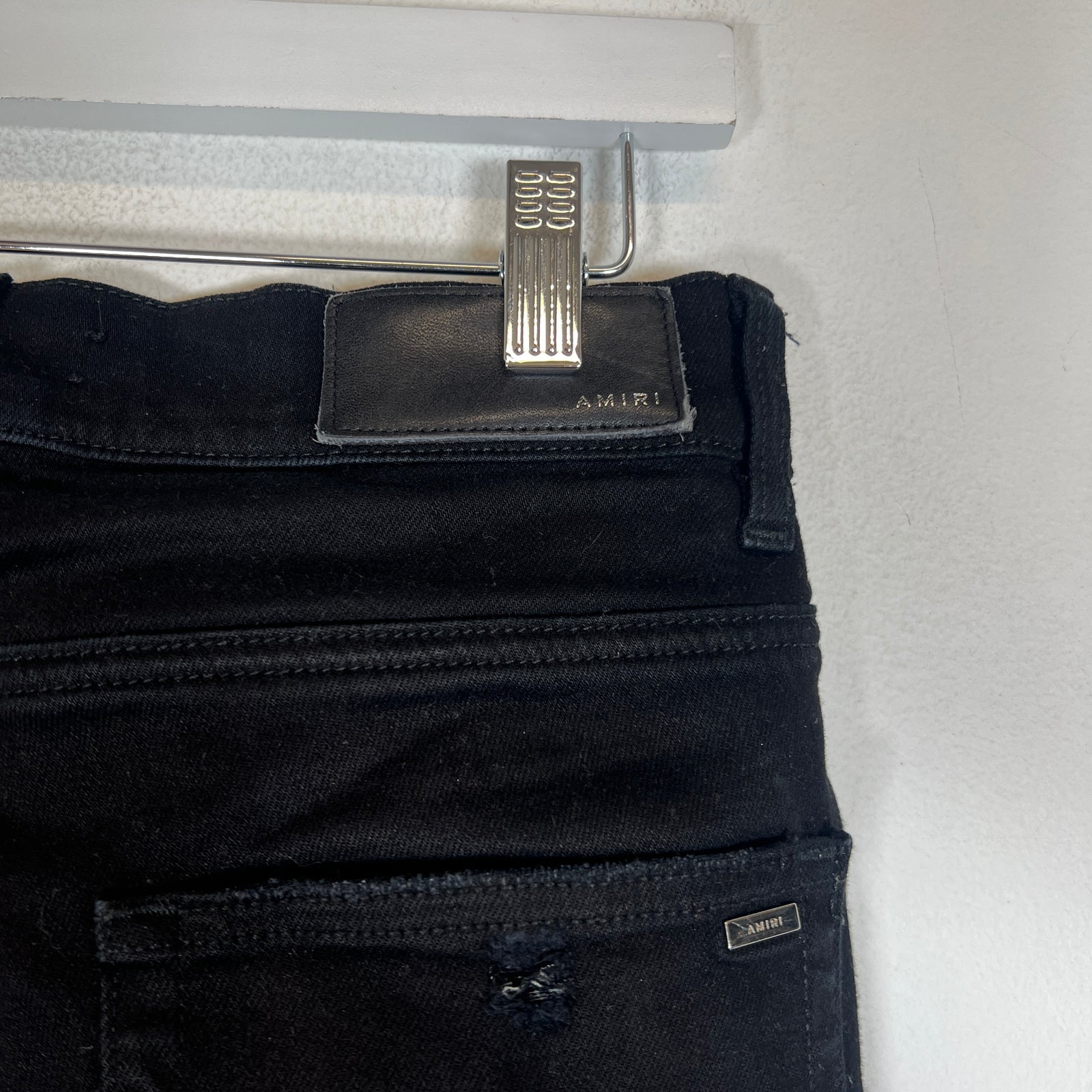 Amiri MX1 Black/Metallic Patch Size 29