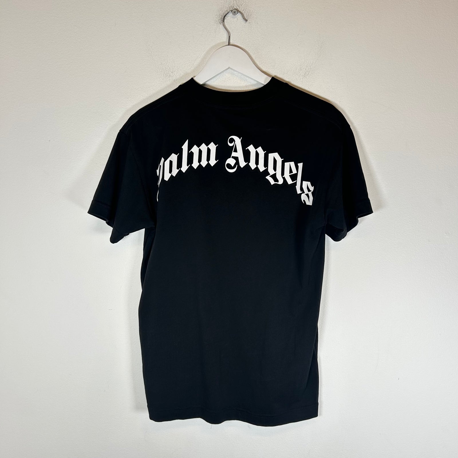 Palm Angels Black Shark T-Shirt Size S