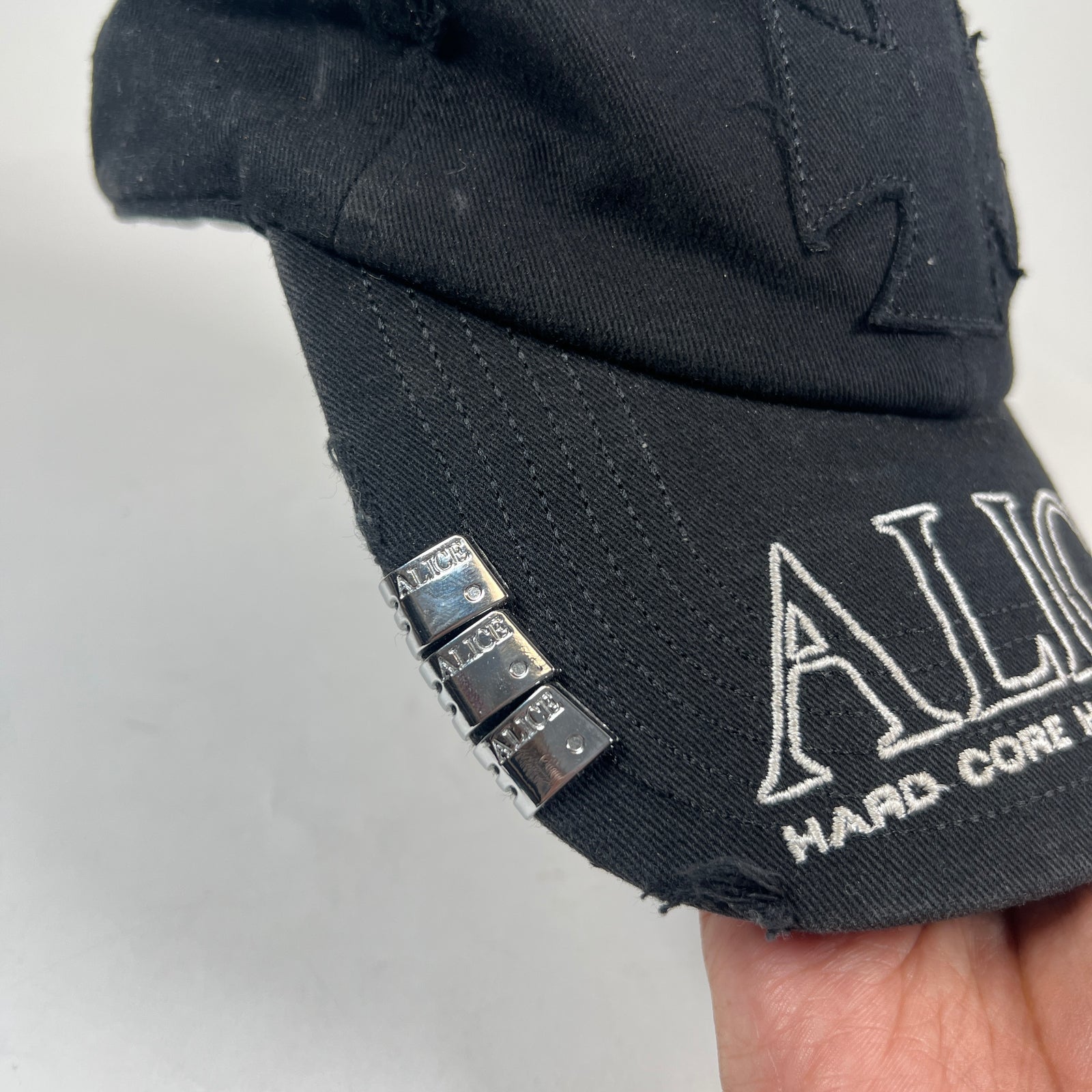 Alice Hollywood Black Chopper Logo Cap
