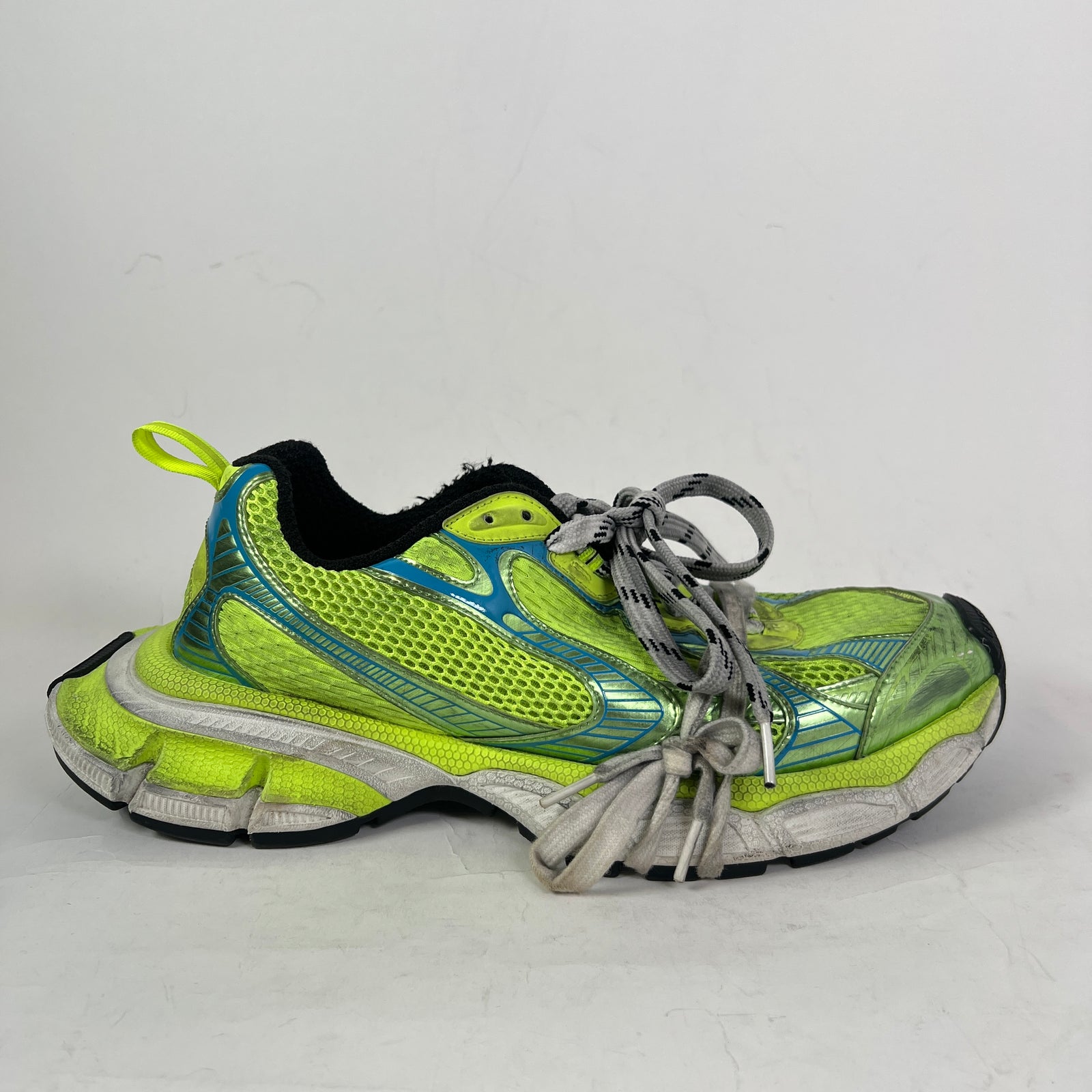 Balenciaga Fluorescent Yellow/Blue 3XL Sneaker Size 45