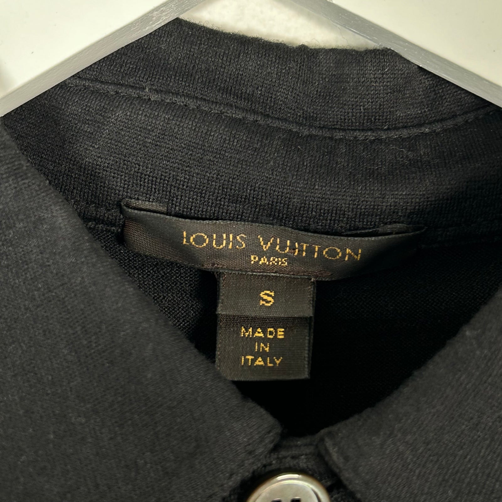 Louis Vuitton Knit 1/4 Button Polo Size S