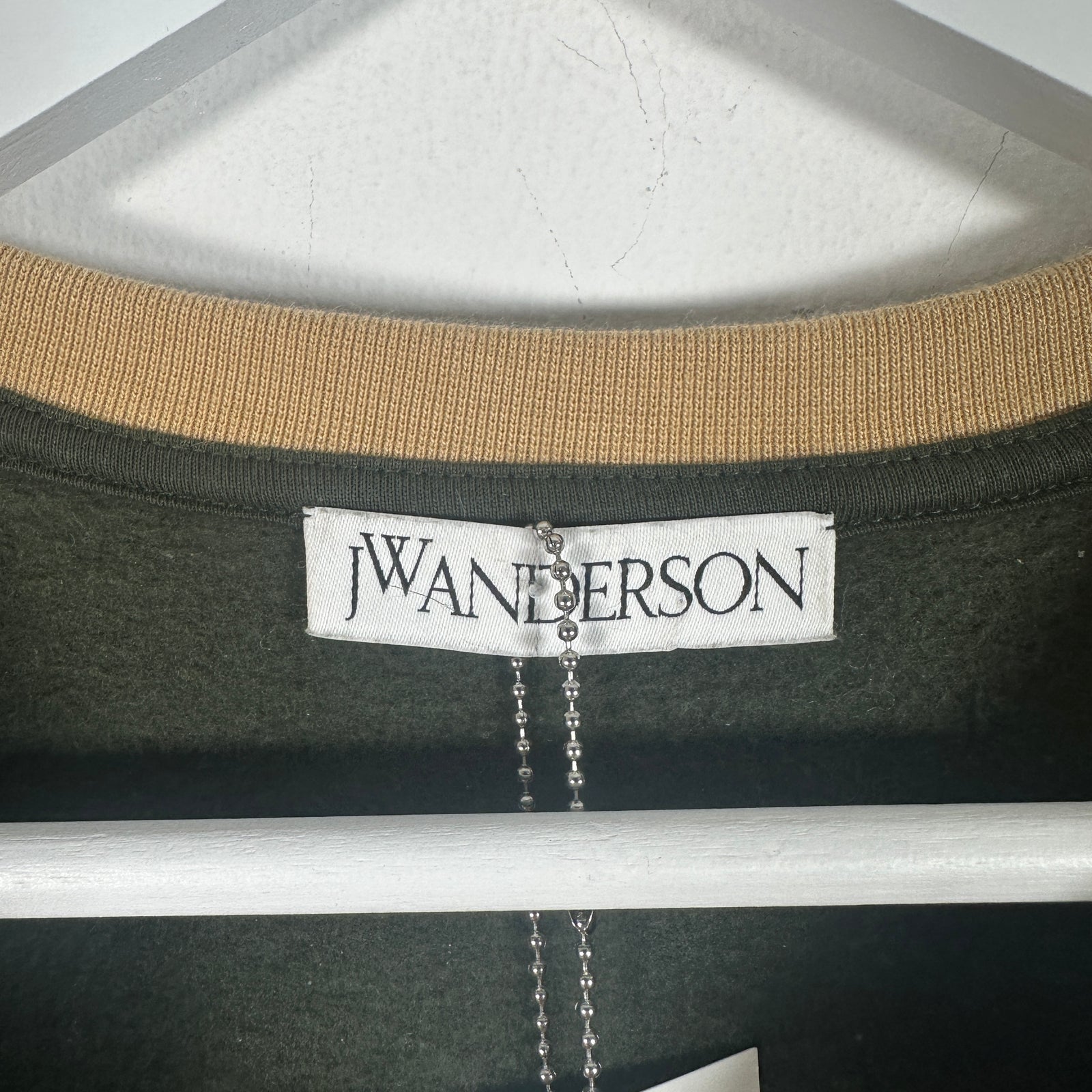 J.W. Anderson Color Block Logo Crewneck Size XL