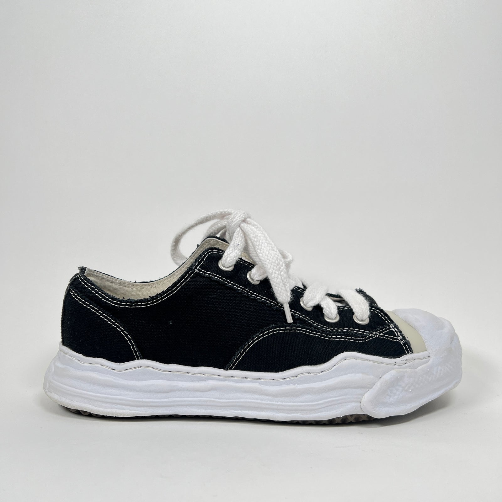 Maison Mihara Yasuhiro Black/White Hank OG Sole Sneaker Size 45