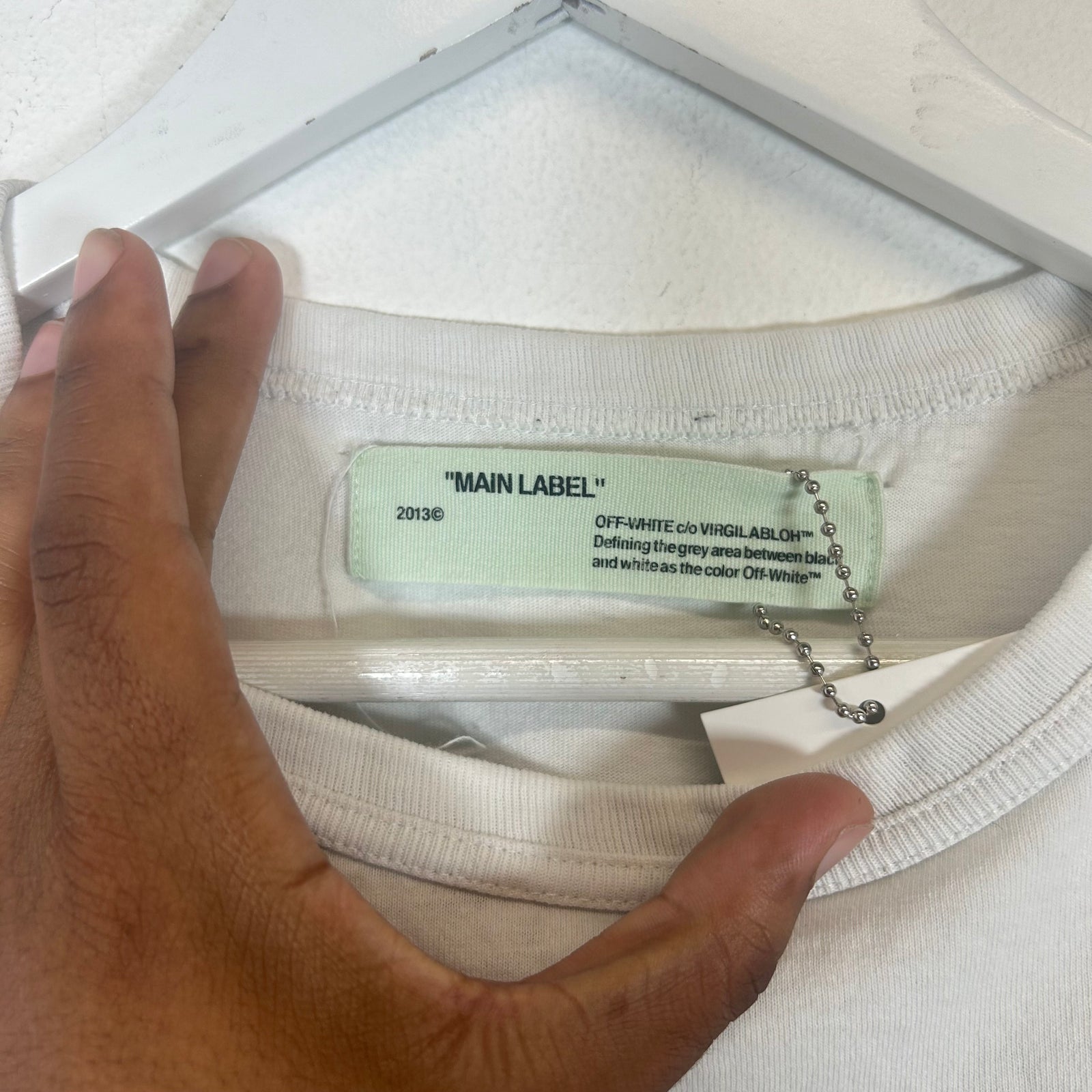 Off-White White Seeing Things Size L