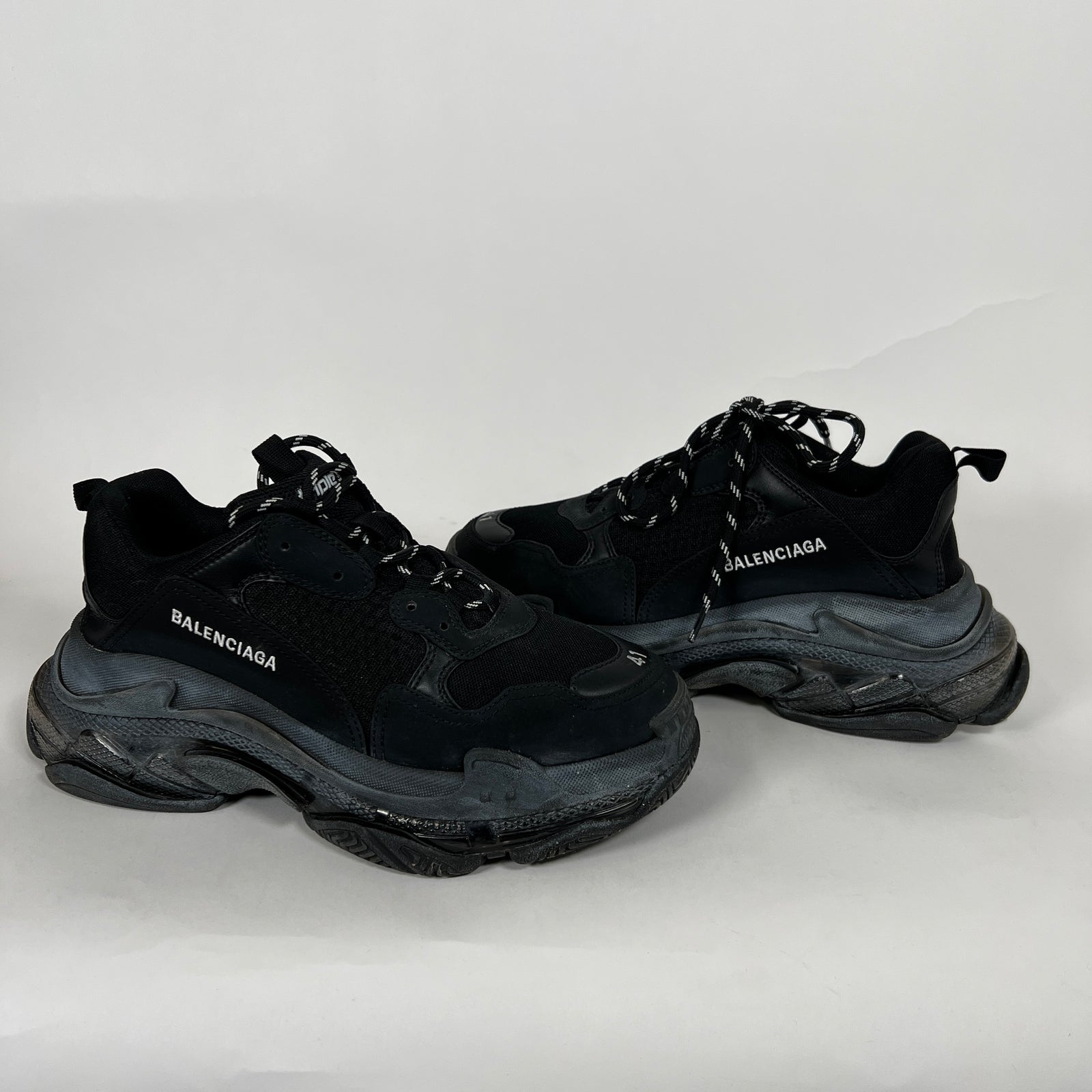 Balenciaga Triple S Black Size 41