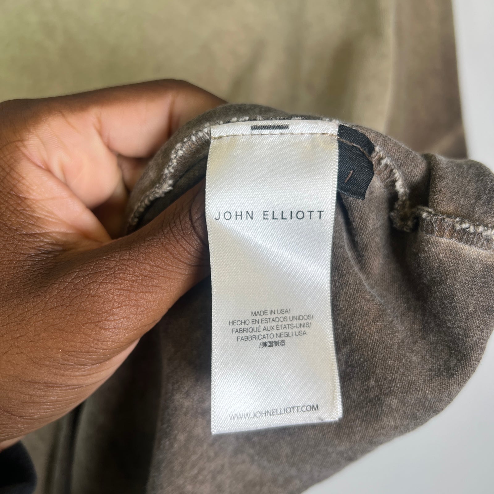 John Elliott Sunfaded University T-Shirt