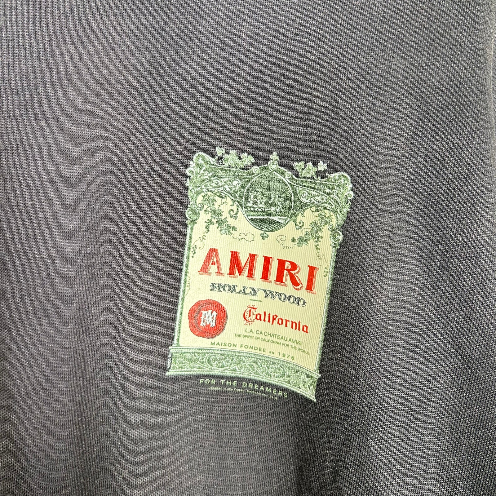 Amiri Chateau Stamp Oversized T-Shirt