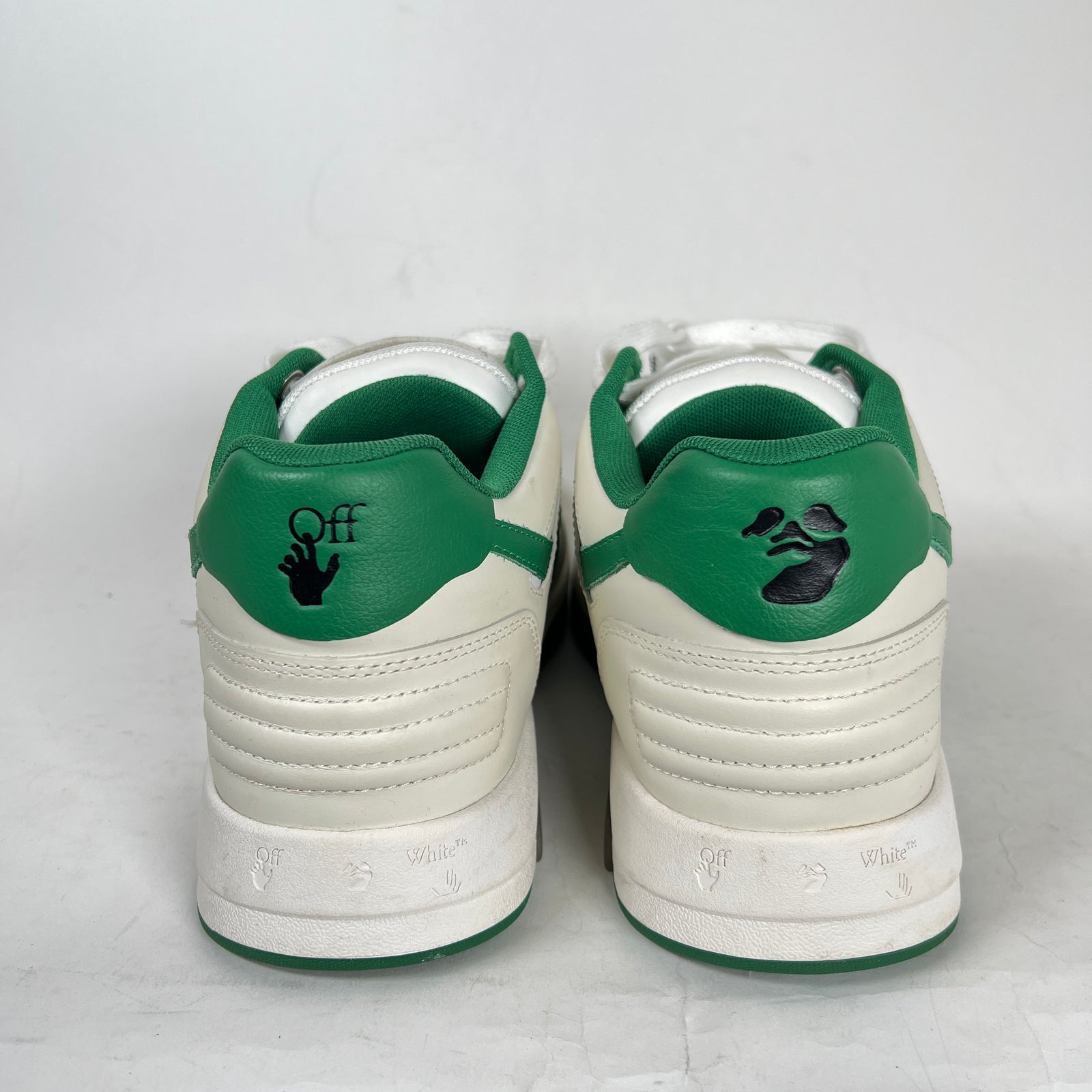 Off White Green/White Out The Office Sneakers Size 11