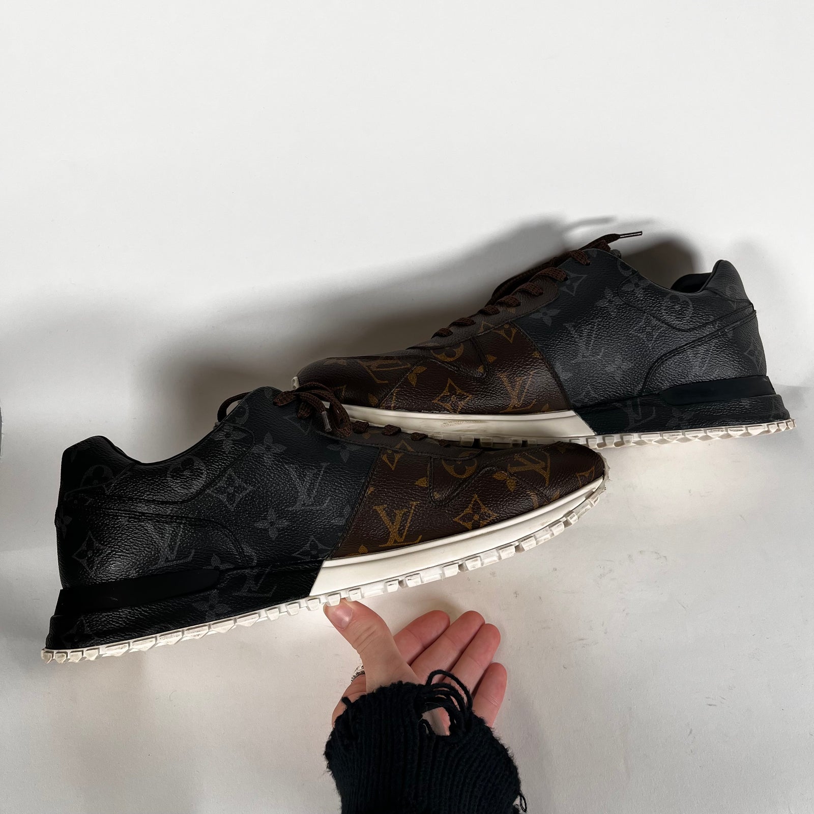 Louis Vuitton Run Away Triple Monogram Size 10