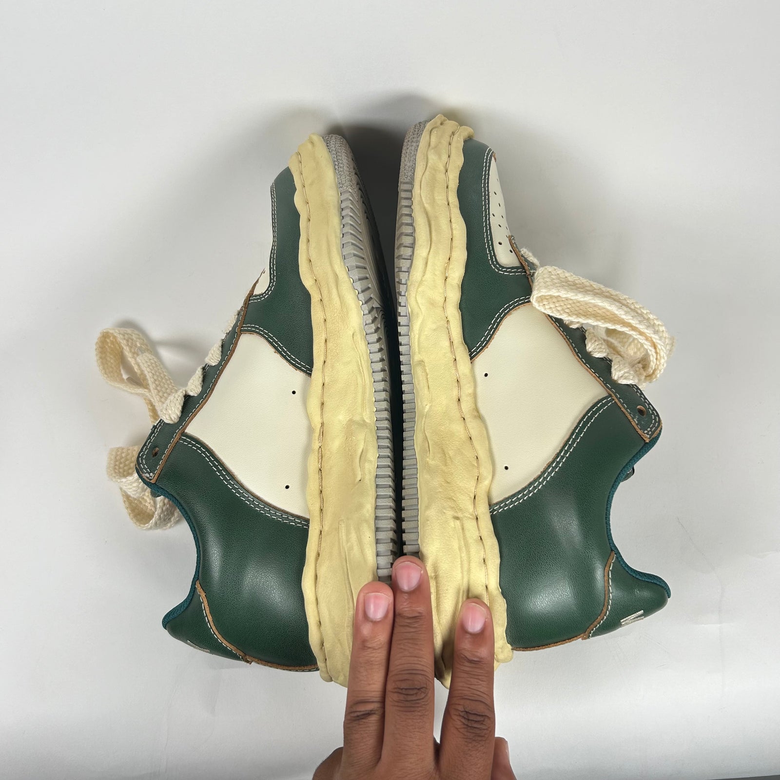 MMY Green Wayne Vintage Sole Sneaker Size 43