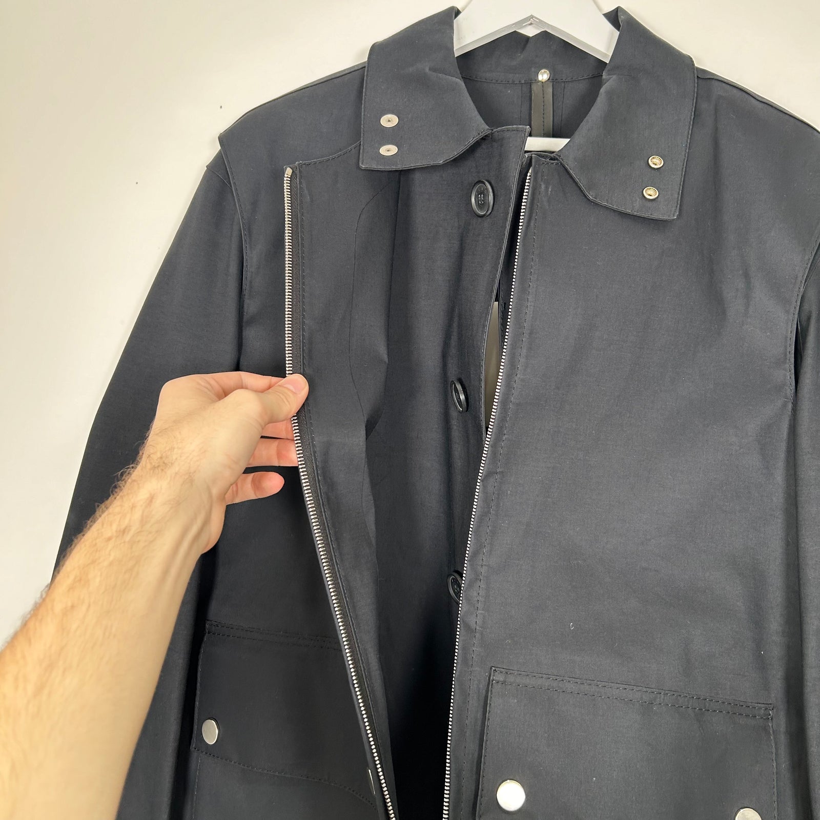 1017 Alyx 9SM x Mackintosh Bonded Cotton Formal Trench Jacket Size M