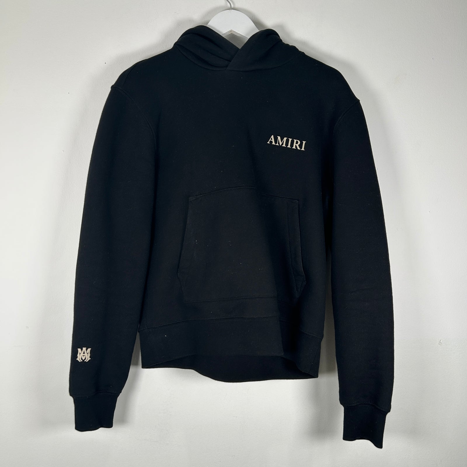 Amiri Black Logo Graphic Hoodie Size XS