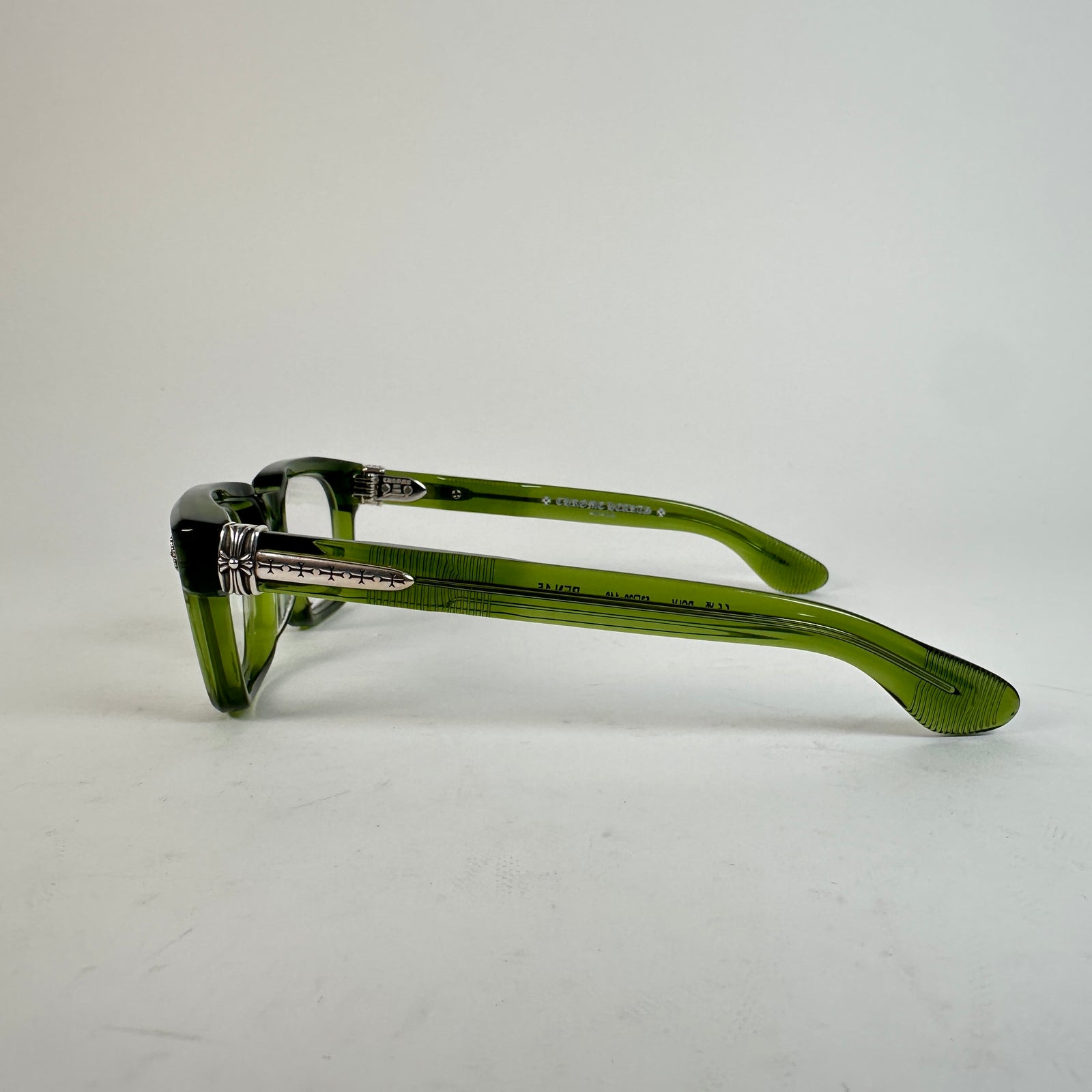 Chrome Hearts Green 'Pen 15' Glasses