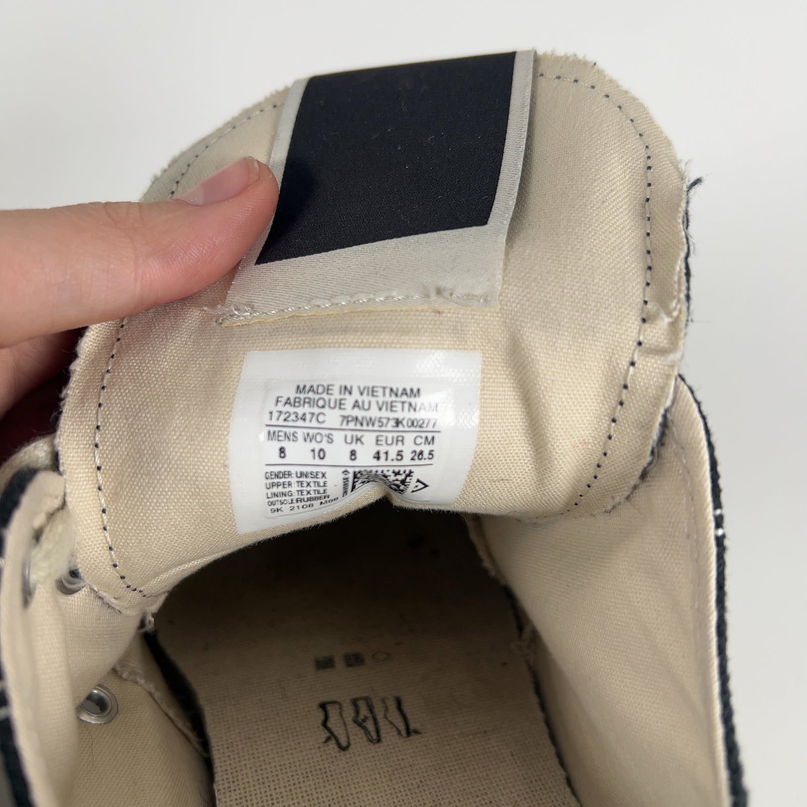 Rick Owens x Converse DRKSHDW DRKSTAR Chuck Taylor Lowtop Sneakers