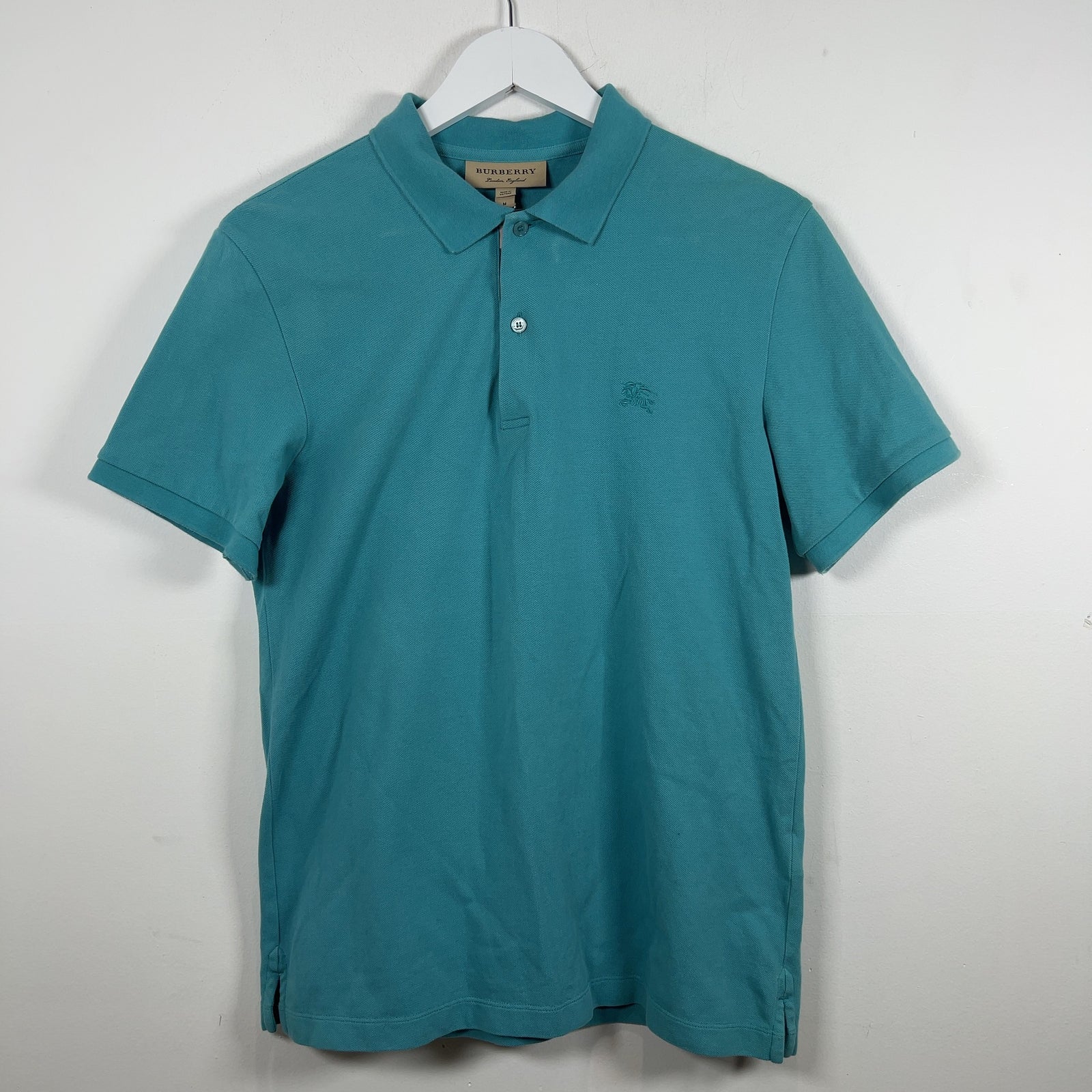 Burberry Plaid Collared Polo Shirt