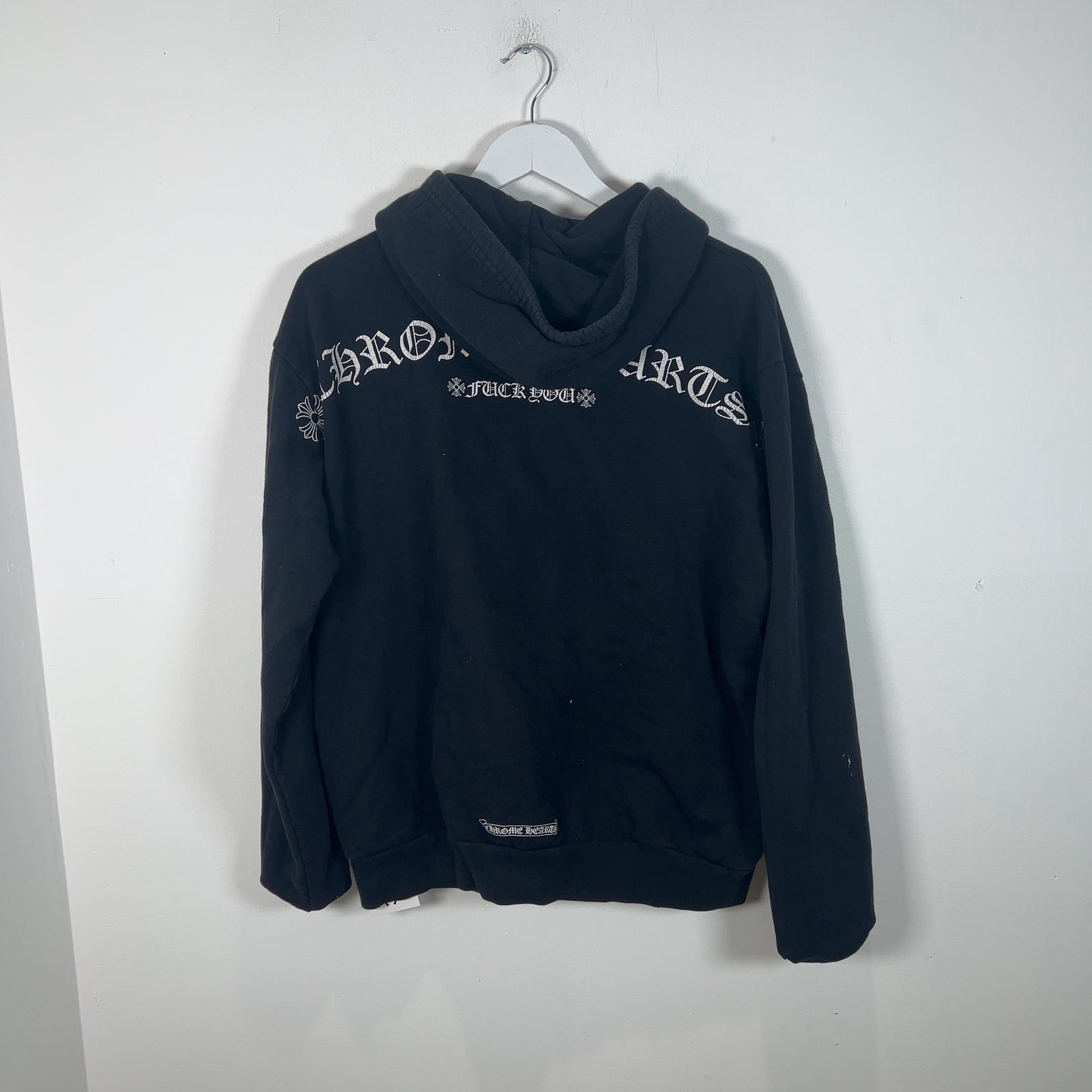 Chrome Hearts T-Bar Graphic Zip Up Hoodie