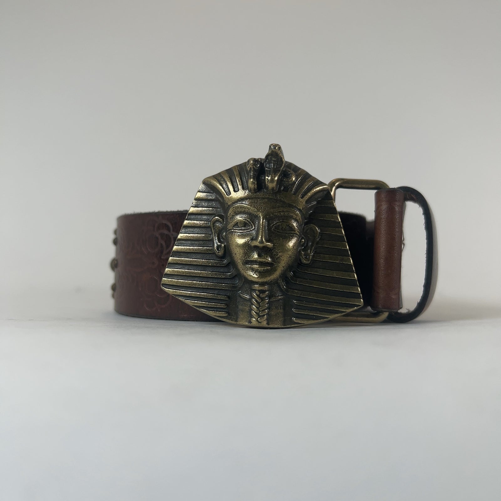Denim Tears x Levi's Tracy King Tut Studded Full Grain Leather Belt