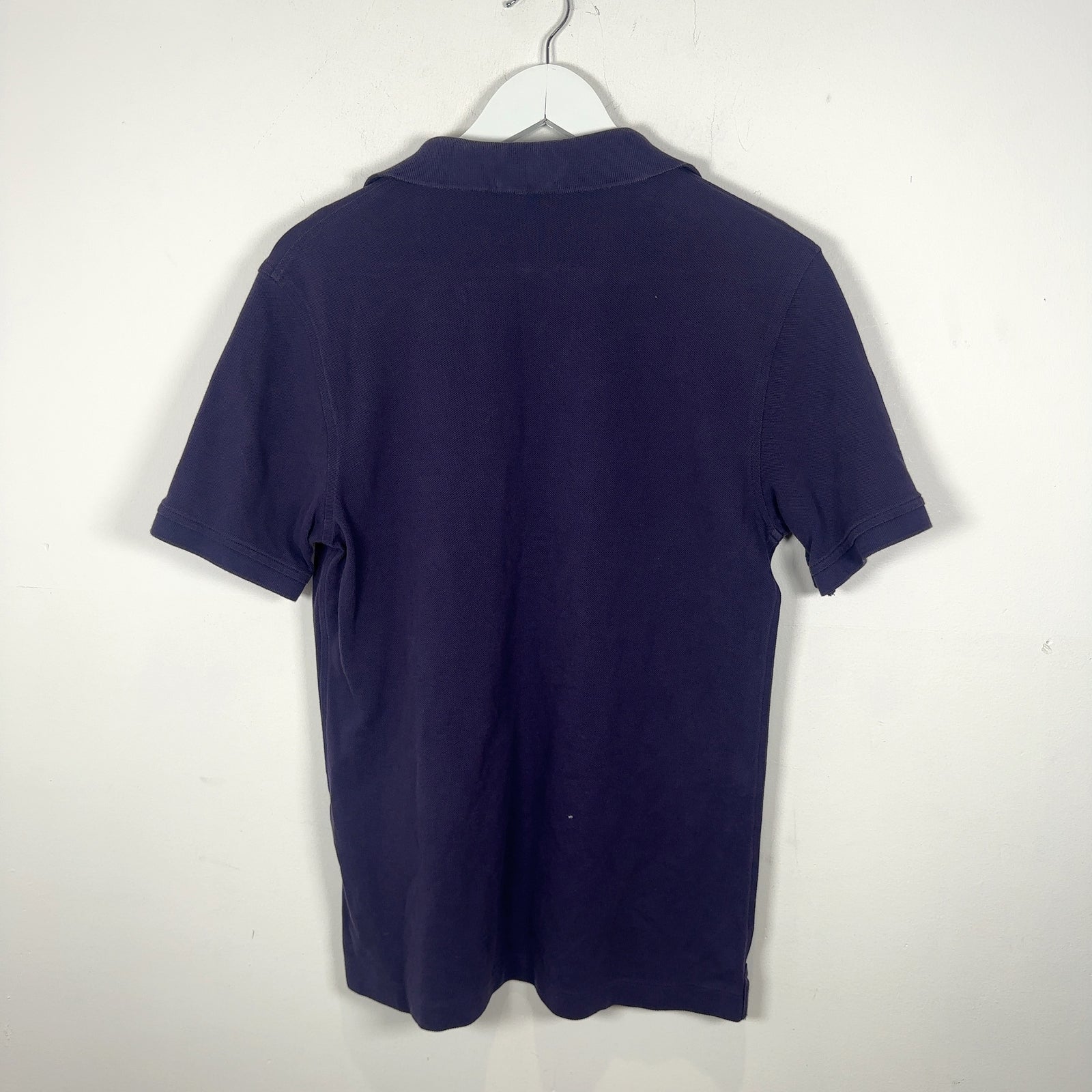 Burberry 1/4 Button Purple Polo