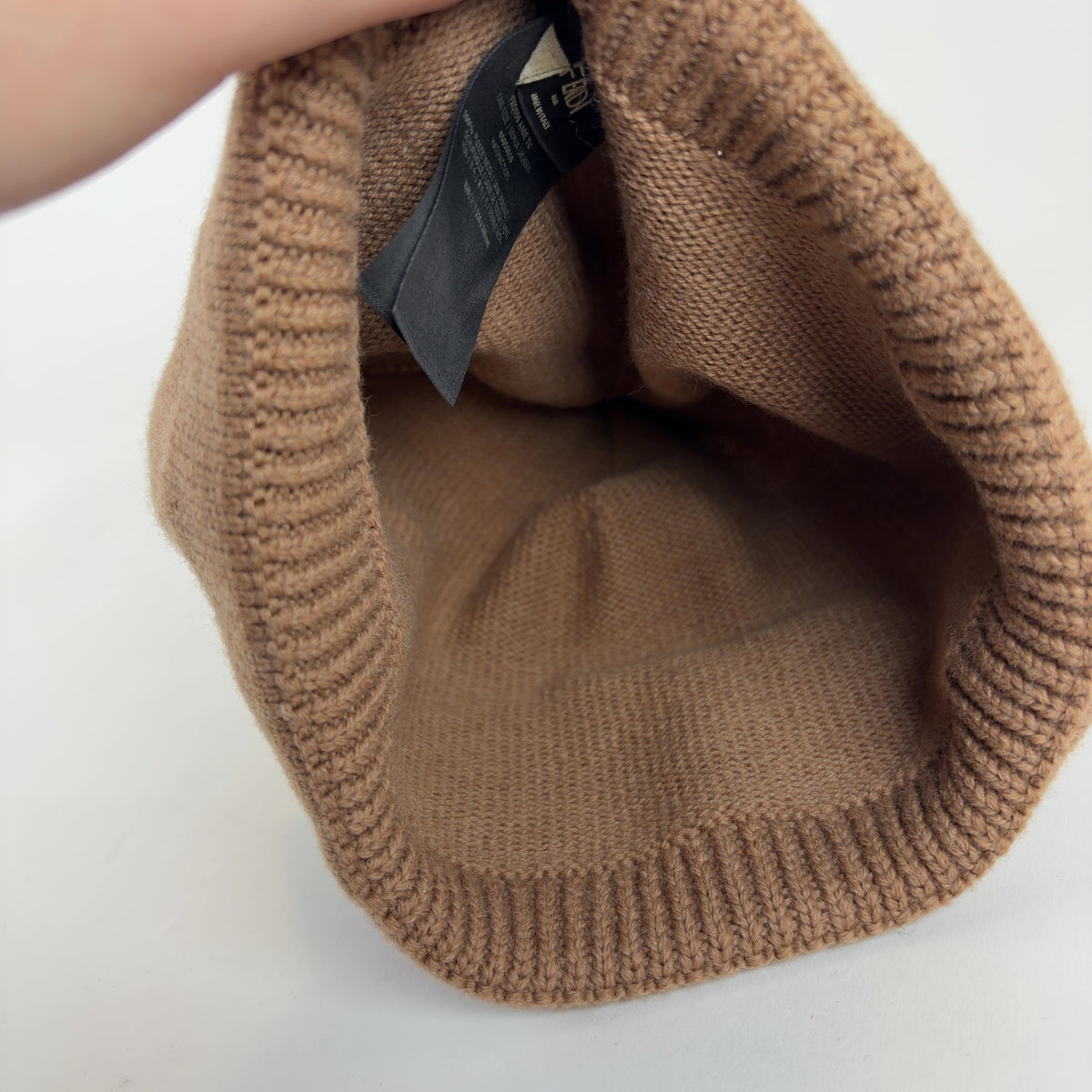 Fendi 'Love' Khaki Beanie Hat