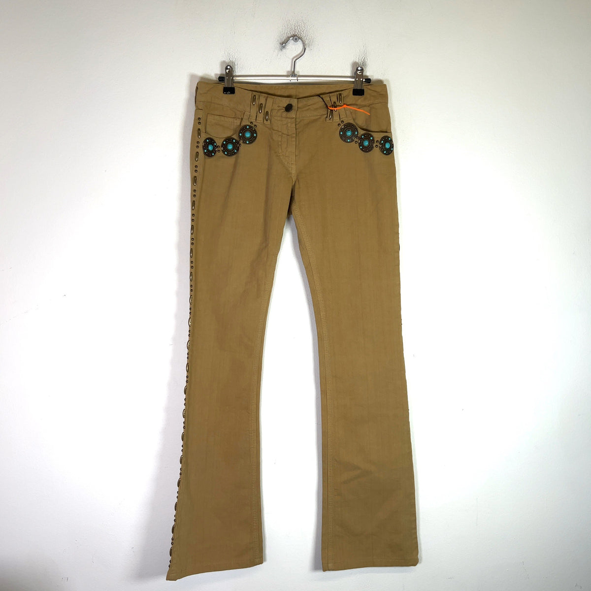 Dolce & Gabbana 2000s Studded Flare Pants