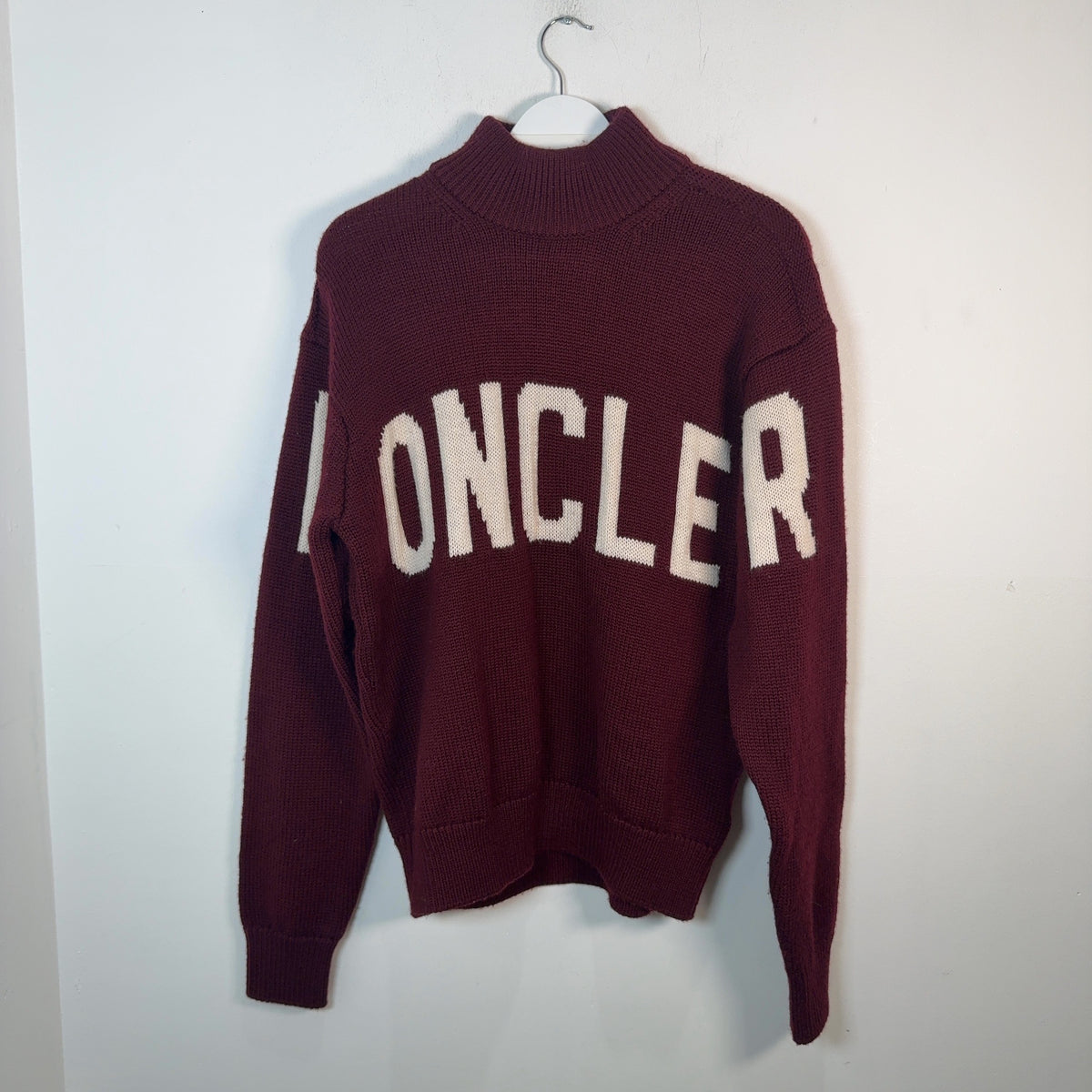 Moncler Maglione Spell Out Knit Sweater