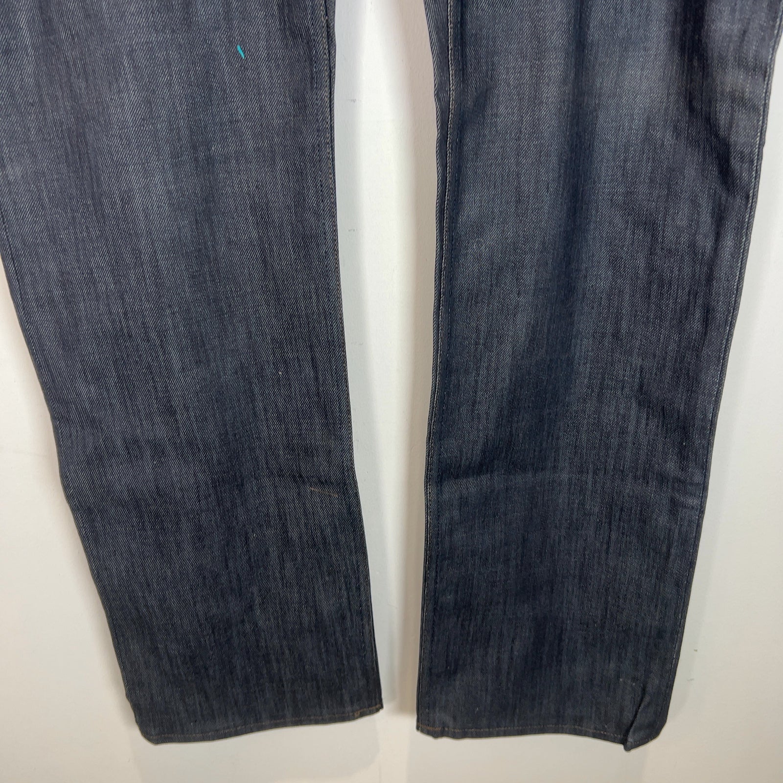 Burberry Dark Washed Wide Slim Leg Denim Jeans