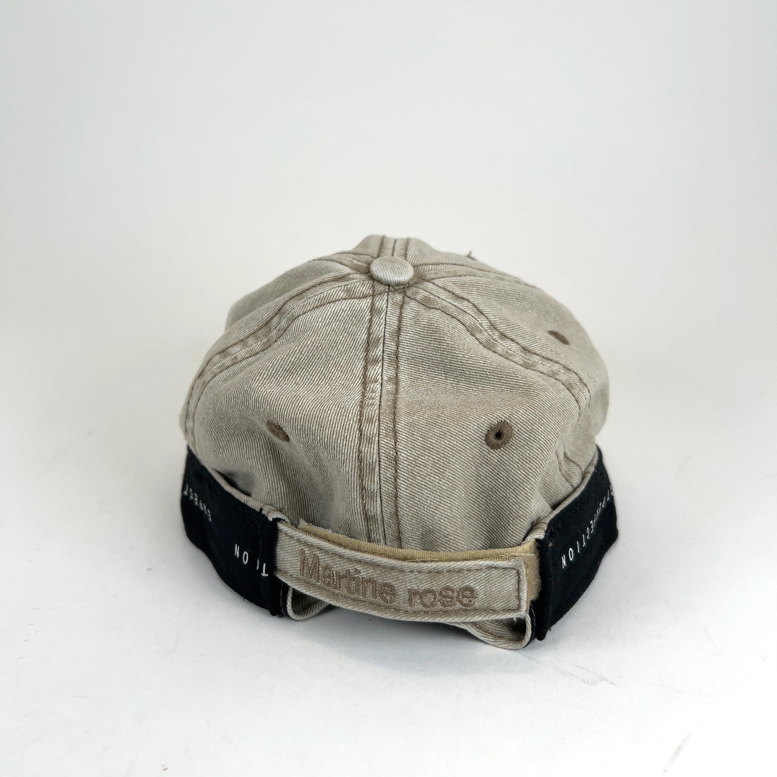 Martine Rose Side Logo Roll Back Hat