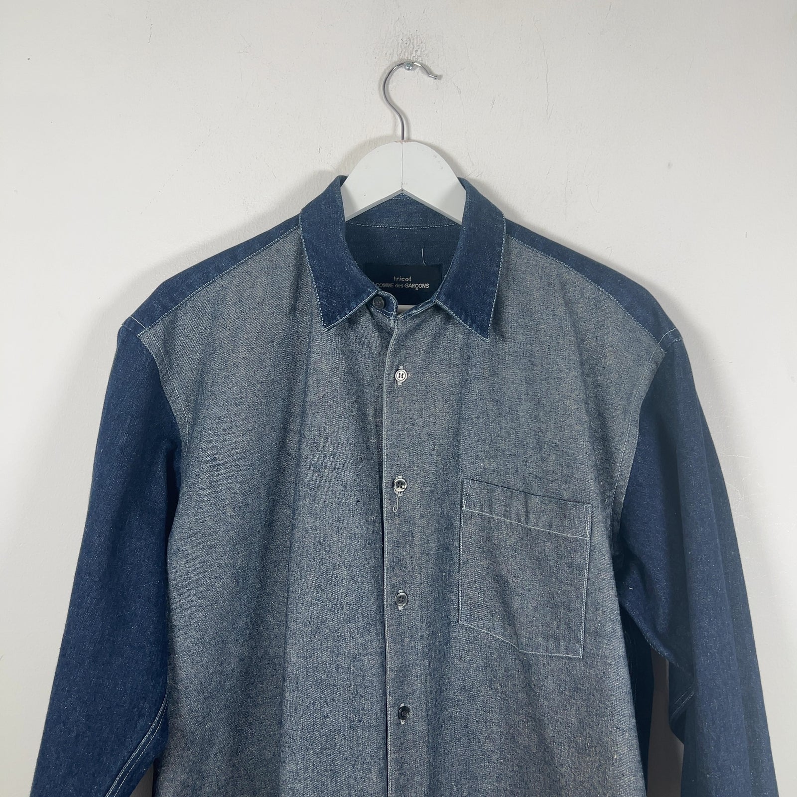Comme Des Garcons Tricot Denim Over Shirt