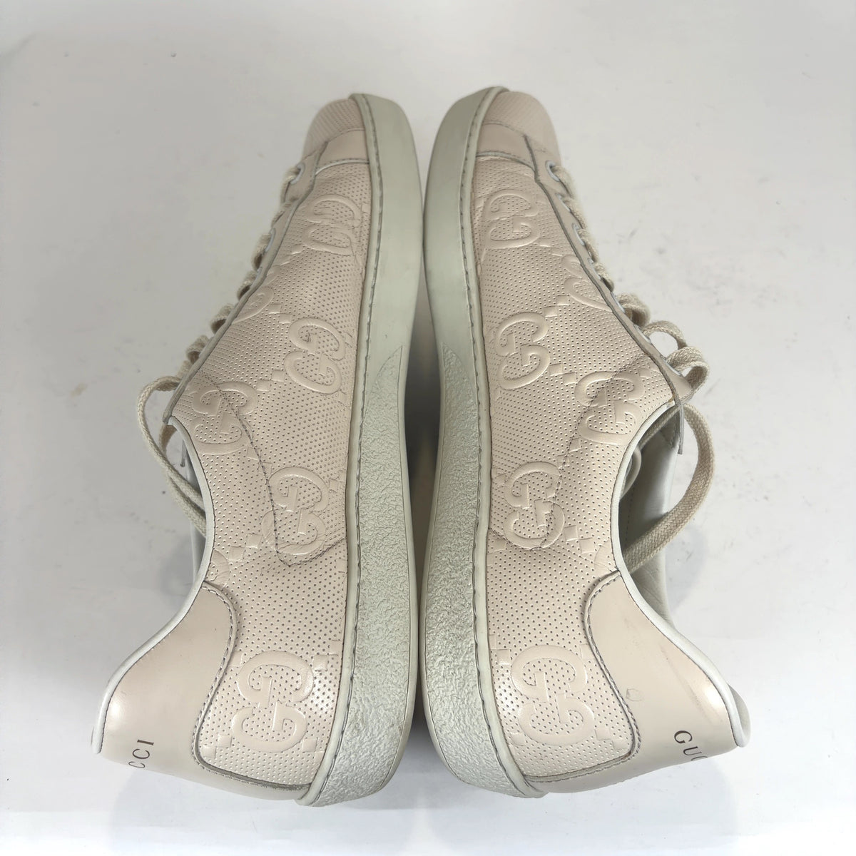 Gucci Ace 'GG' Embossed Lowtop Sneakers